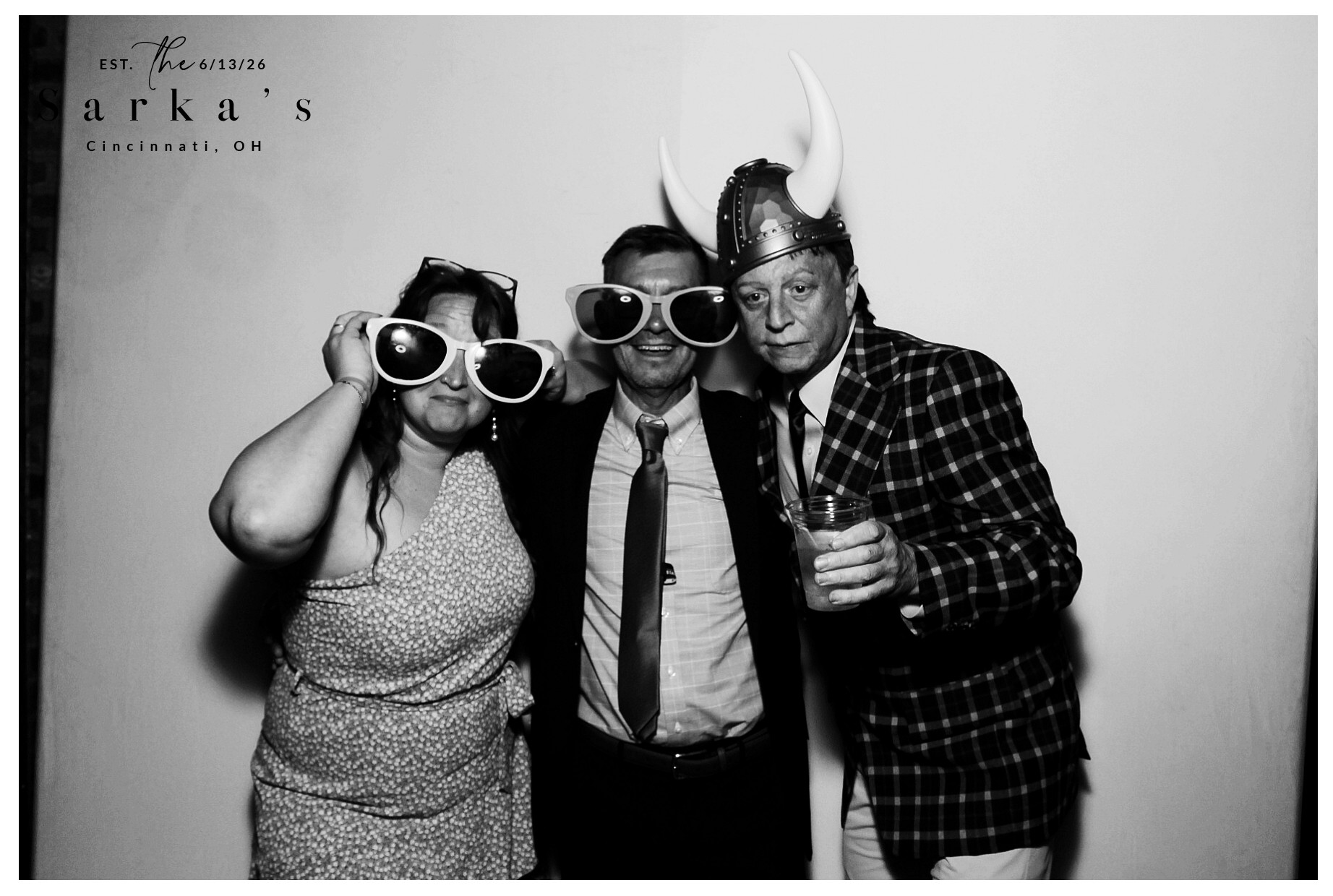 The Sarka's | View more photos from the event at gallery.photoboothcincy.com/u/PhotoBoothCincy/The-Sarkas