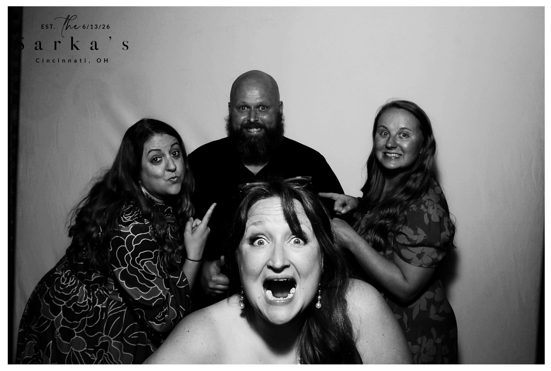 The Sarka's | View more photos from the event at gallery.photoboothcincy.com/u/PhotoBoothCincy/The-Sarkas