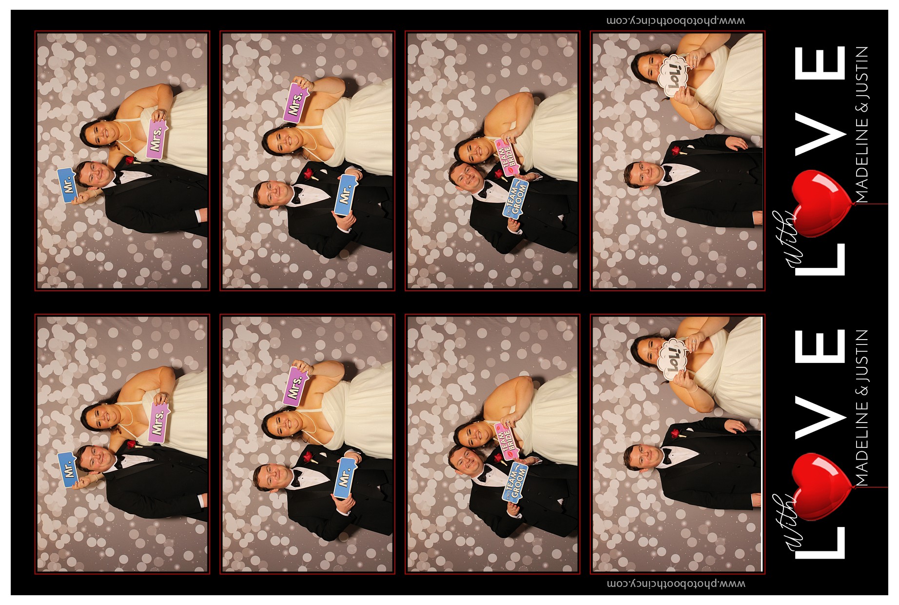With Love, Madeline & Justin | View more photos from the event at gallery.photoboothcincy.com/u/PhotoBoothCincy/With-Love-Madeline-Justin
