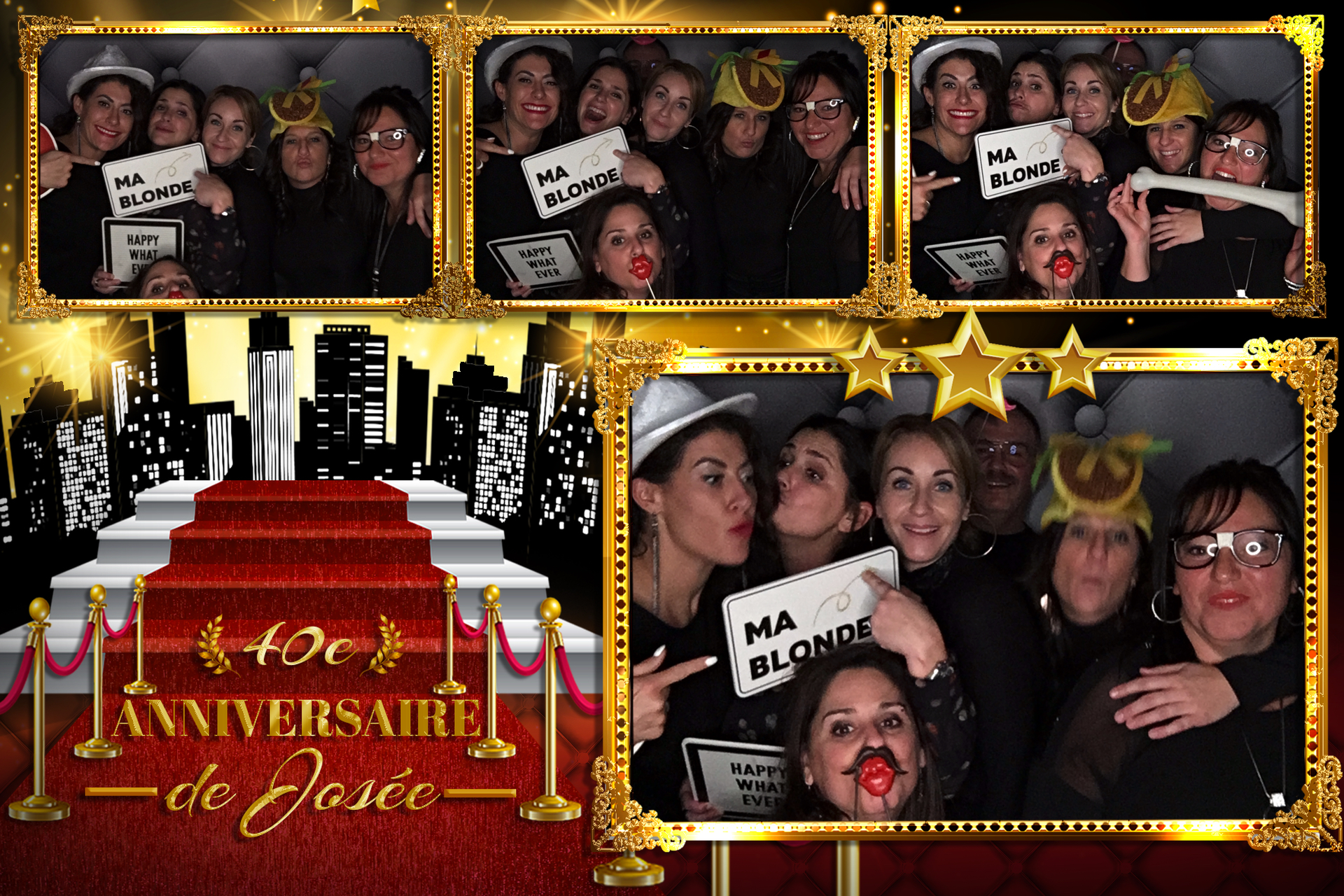 Fête à Josée 40 ans | View more photos from the event at album.pbooth.red/u/Photobooth-RED/Fête-à-Josée-40-ans