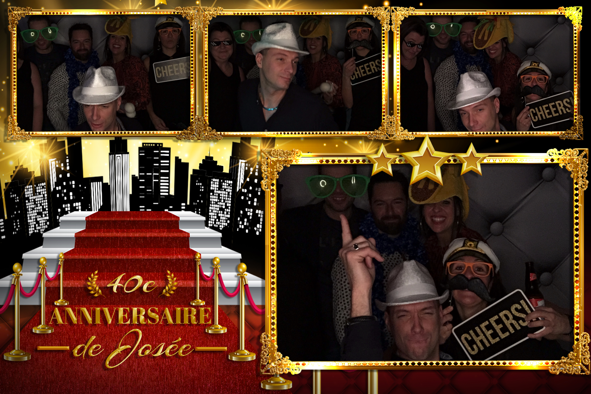 Fête à Josée 40 ans | View more photos from the event at album.pbooth.red/u/Photobooth-RED/Fête-à-Josée-40-ans