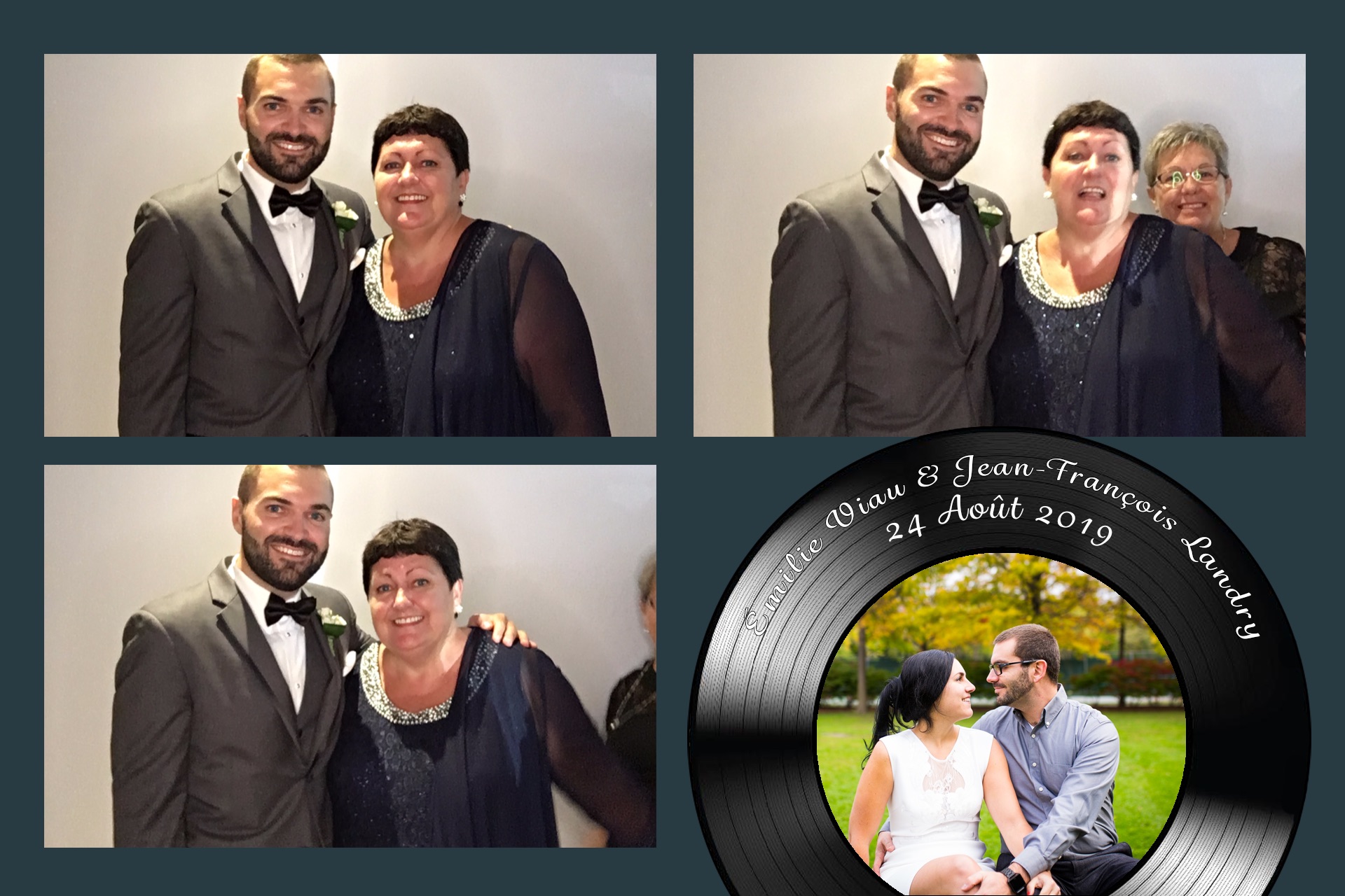Mariage de Émilie et Jean-François | View more photos from the event at album.pbooth.red/u/Photobooth-RED/Mariage-de-Émilie-et-Jean-François