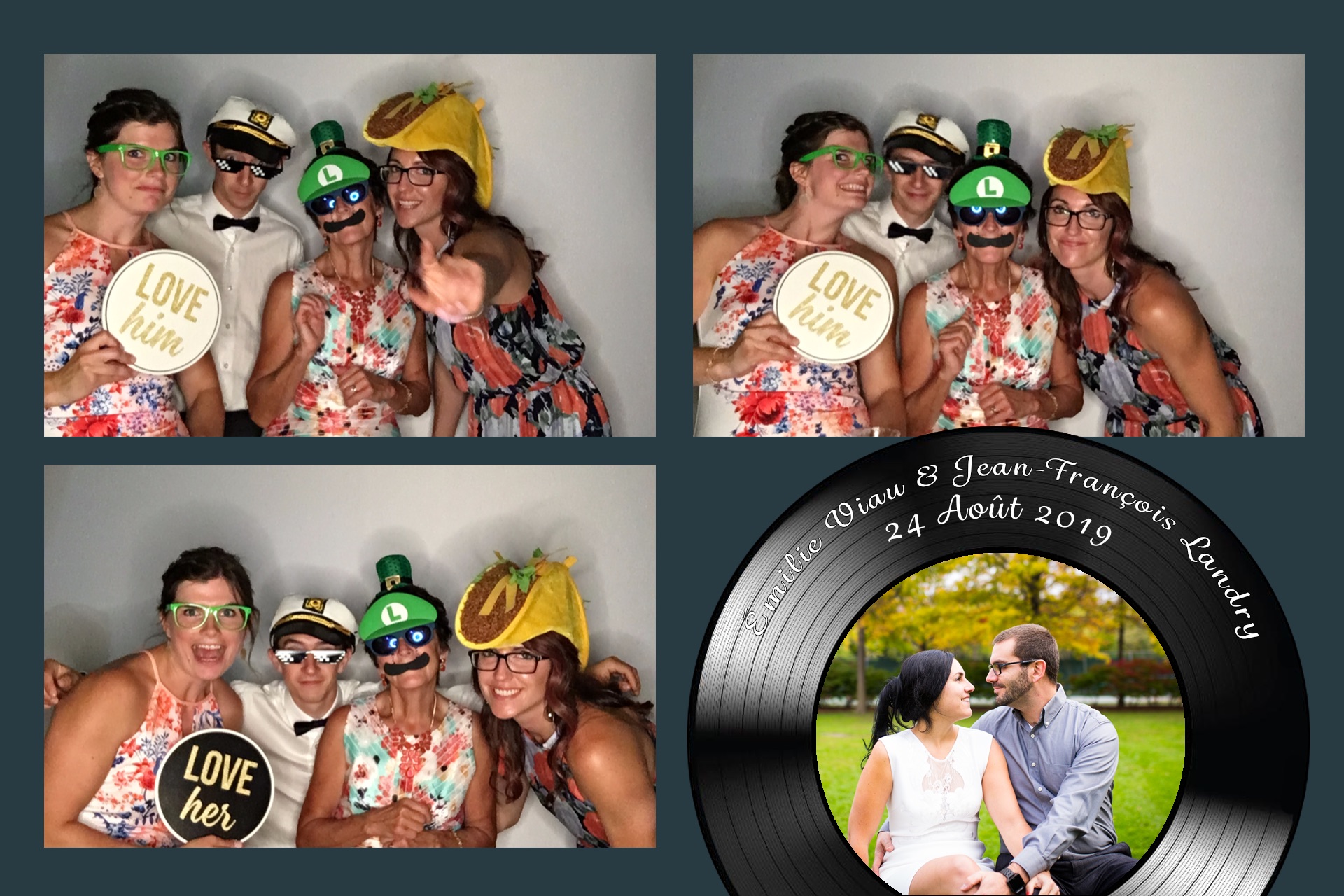 Mariage de Émilie et Jean-François | View more photos from the event at album.pbooth.red/u/Photobooth-RED/Mariage-de-Émilie-et-Jean-François