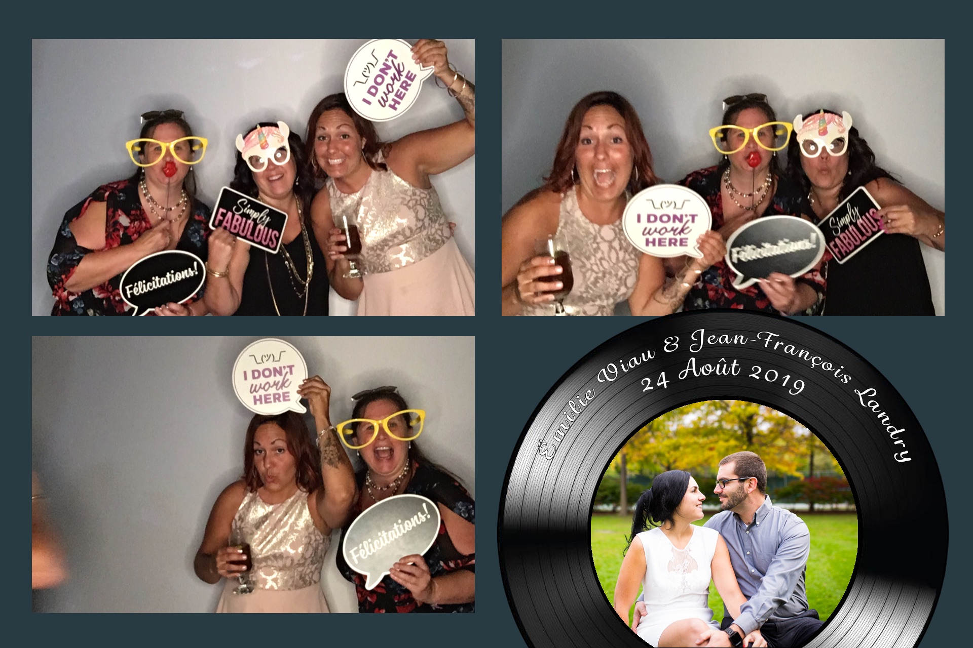 Mariage de Émilie et Jean-François | View more photos from the event at album.pbooth.red/u/Photobooth-RED/Mariage-de-Émilie-et-Jean-François