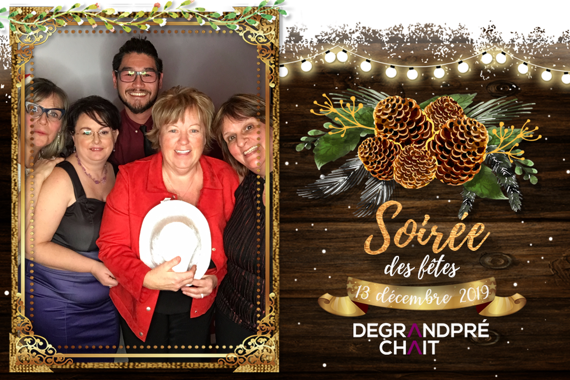 Party de Noel - De Grandpré Chait | View more photos from the event at album.pbooth.red/u/Photobooth-RED/Party-de-Noel-De-Grandpré-Chait