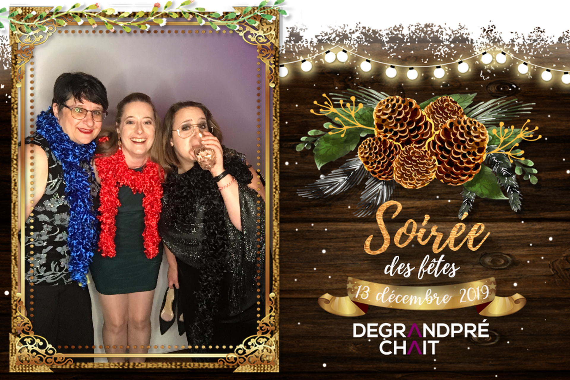 Party de Noel - De Grandpré Chait | View more photos from the event at album.pbooth.red/u/Photobooth-RED/Party-de-Noel-De-Grandpré-Chait