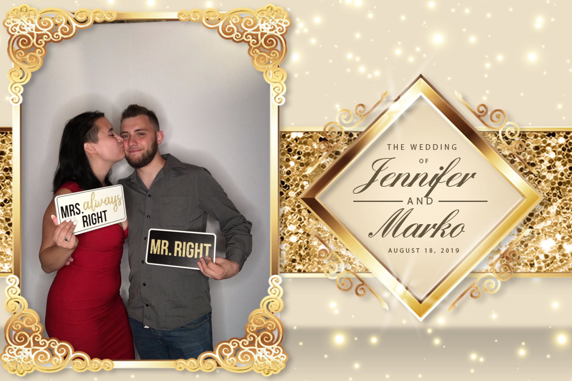 Wedding of Jennifer and Marko | View more photos from the event at album.pbooth.red/u/Photobooth-RED/Wedding-of-Jennifer-and-Marko