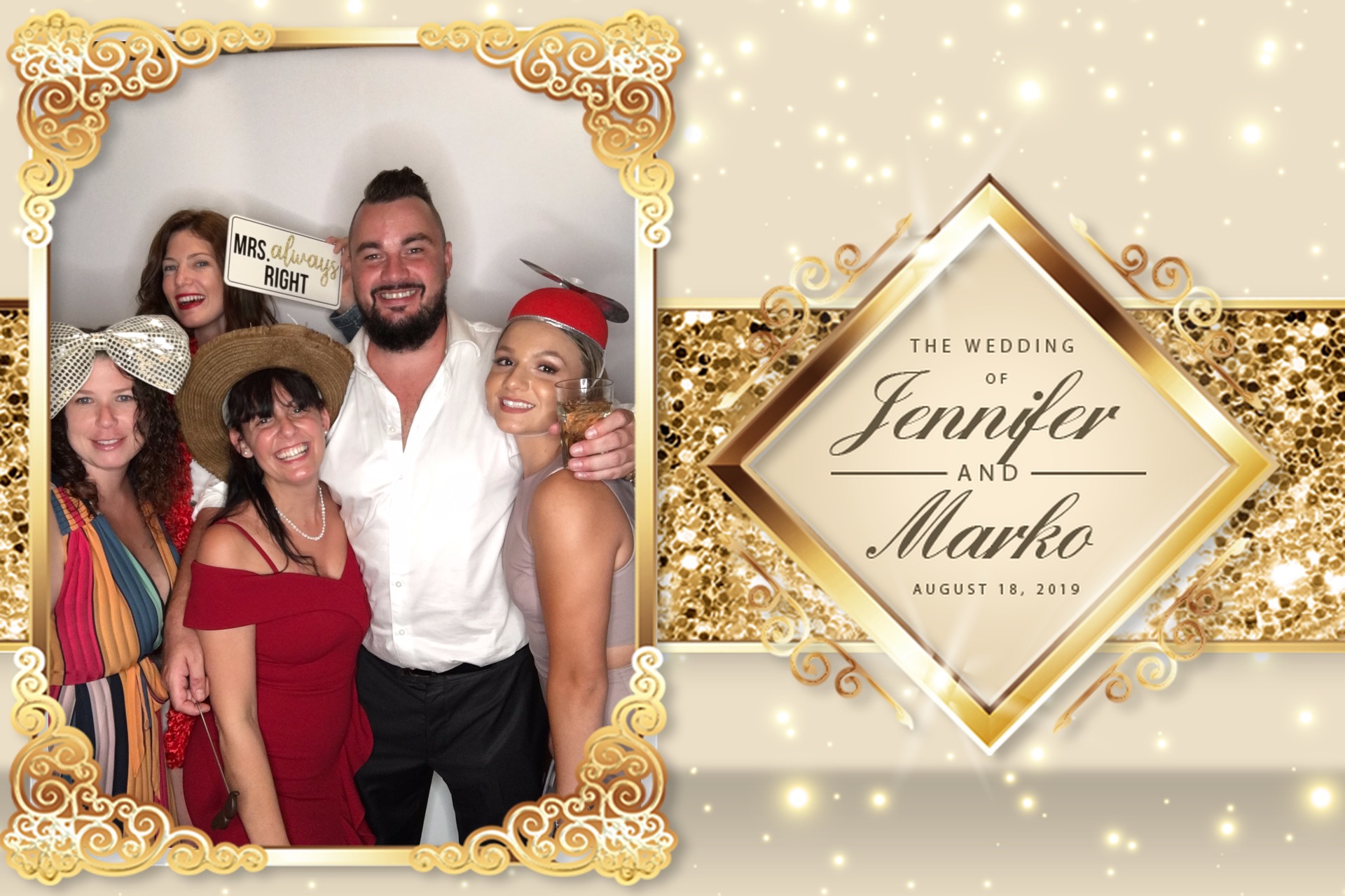 Wedding of Jennifer and Marko | View more photos from the event at album.pbooth.red/u/Photobooth-RED/Wedding-of-Jennifer-and-Marko