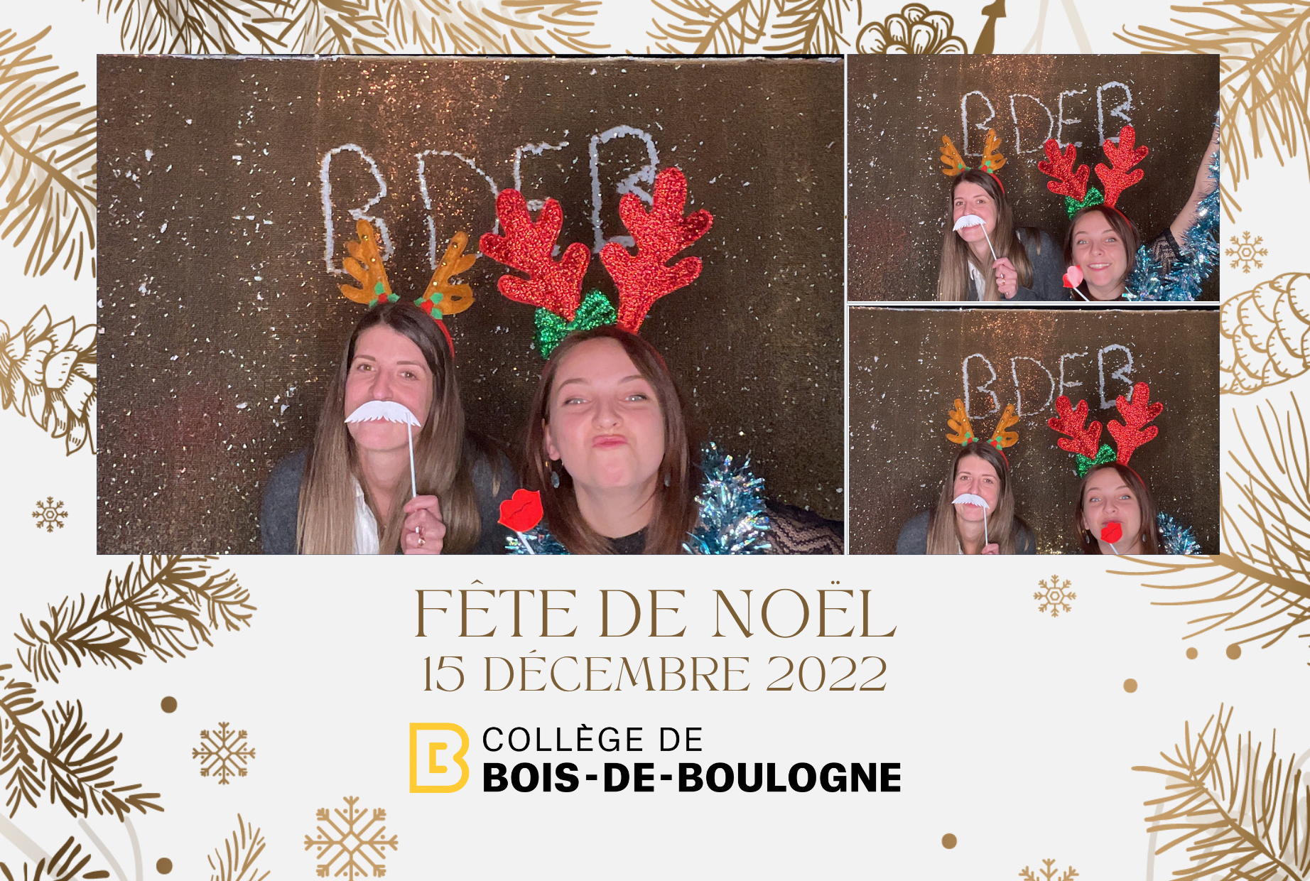 Fête de Noël du College BdeB | View more photos from the event at album.pbooth.red/u/Photobooth-RED/Fête-de-Noël-du-College-BdeB