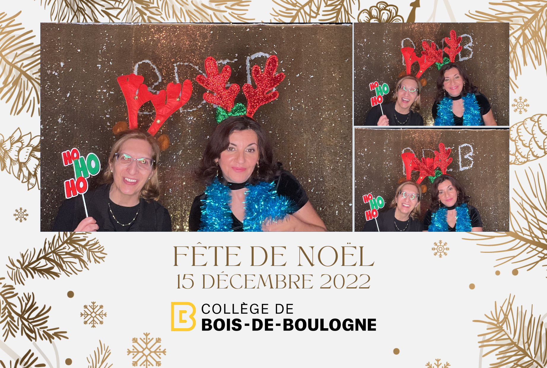 Fête de Noël du College BdeB | View more photos from the event at album.pbooth.red/u/Photobooth-RED/Fête-de-Noël-du-College-BdeB