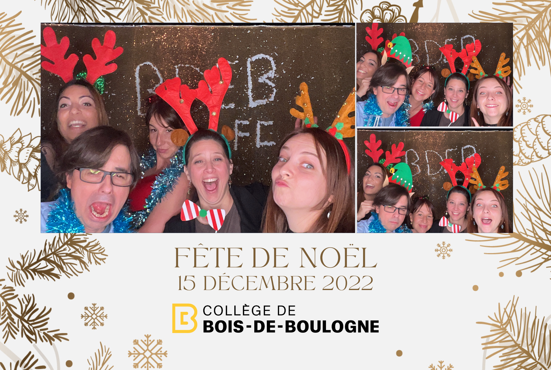 Fête de Noël du College BdeB | View more photos from the event at album.pbooth.red/u/Photobooth-RED/Fête-de-Noël-du-College-BdeB