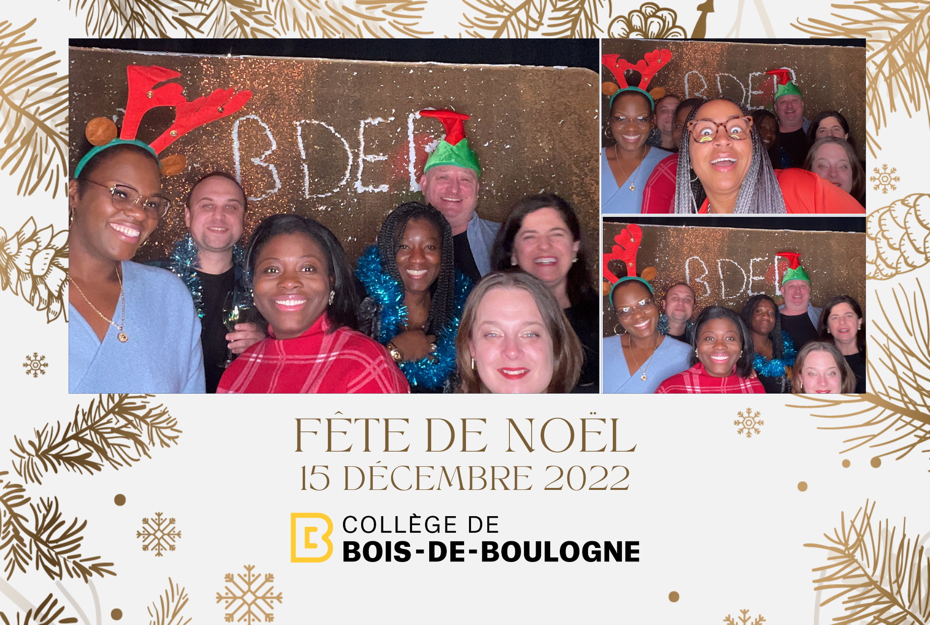 Fête de Noël du College BdeB | View more photos from the event at album.pbooth.red/u/Photobooth-RED/Fête-de-Noël-du-College-BdeB