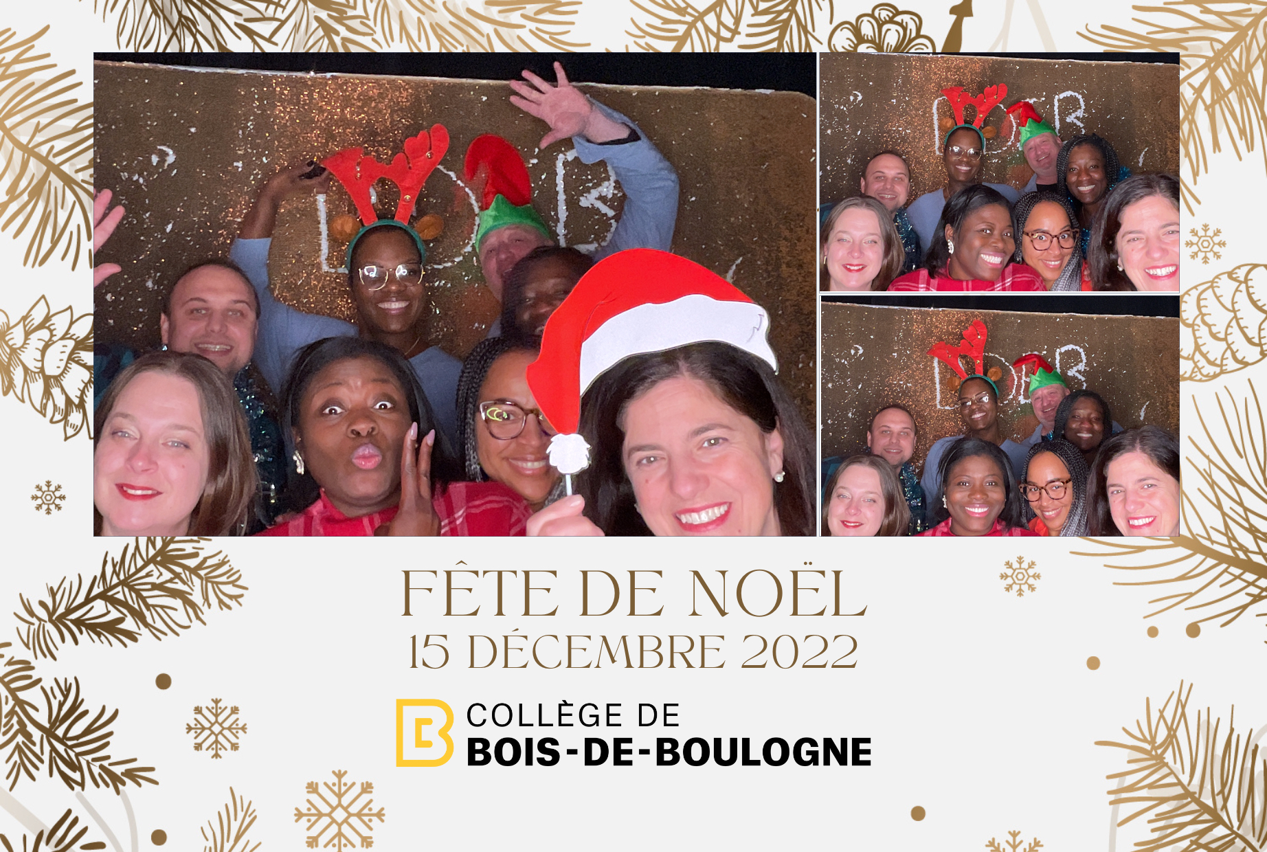 Fête de Noël du College BdeB | View more photos from the event at album.pbooth.red/u/Photobooth-RED/Fête-de-Noël-du-College-BdeB
