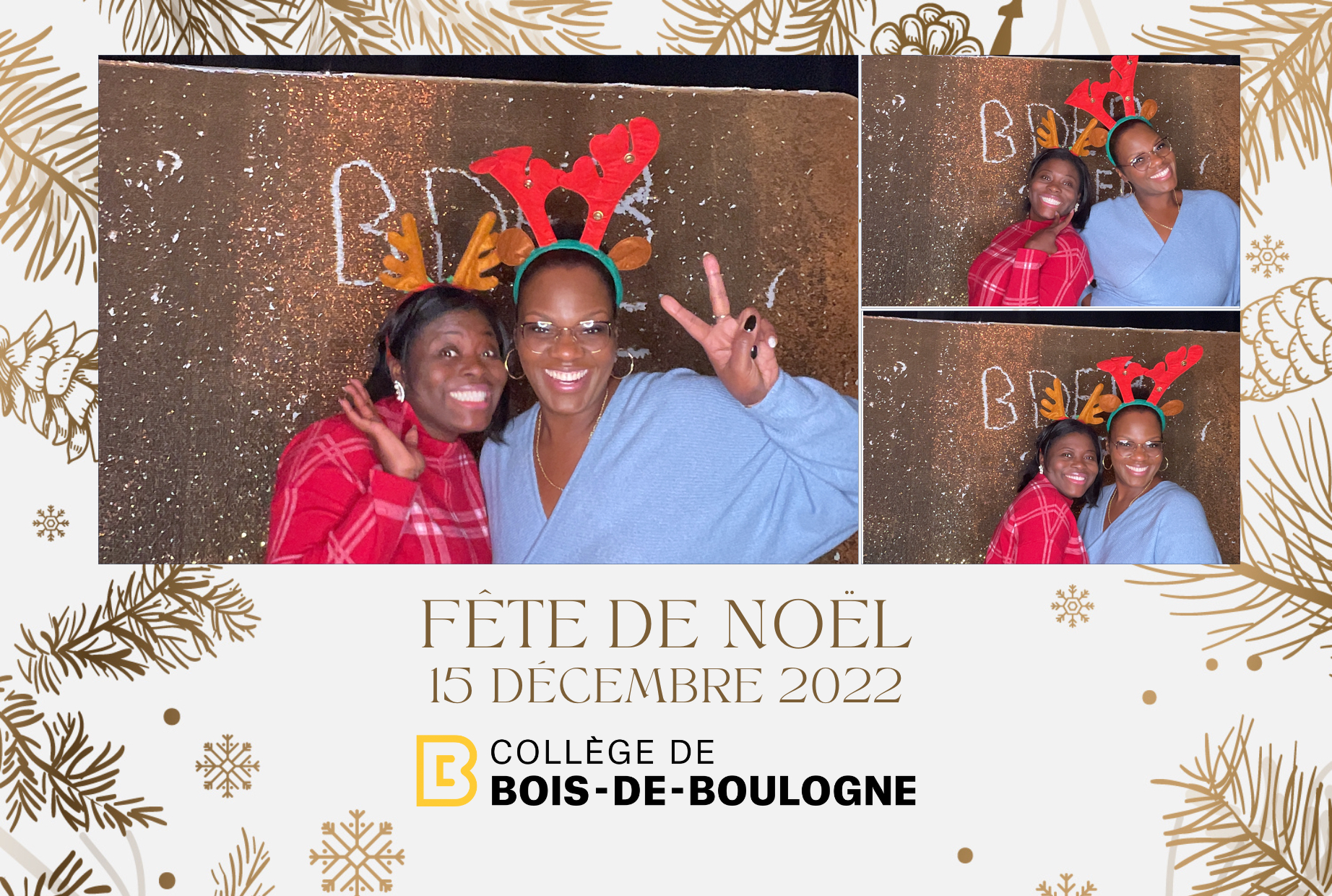 Fête de Noël du College BdeB | View more photos from the event at album.pbooth.red/u/Photobooth-RED/Fête-de-Noël-du-College-BdeB