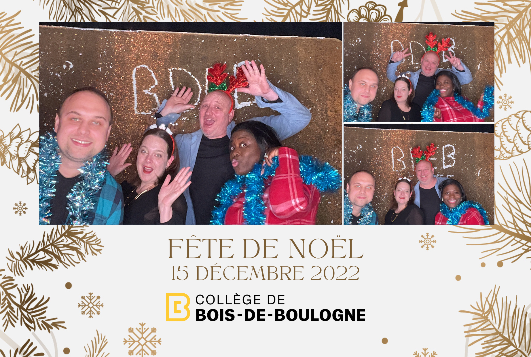 Fête de Noël du College BdeB | View more photos from the event at album.pbooth.red/u/Photobooth-RED/Fête-de-Noël-du-College-BdeB