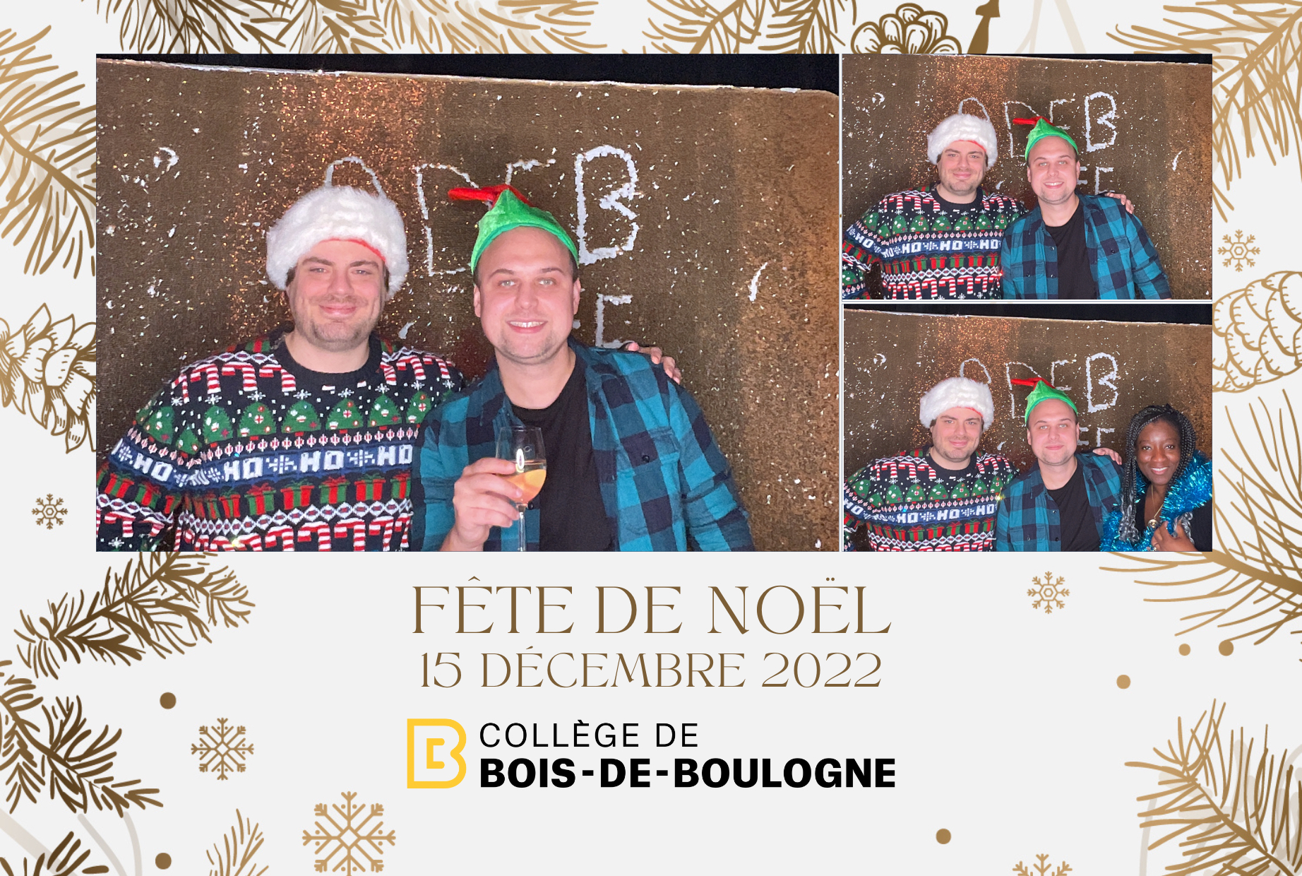 Fête de Noël du College BdeB | View more photos from the event at album.pbooth.red/u/Photobooth-RED/Fête-de-Noël-du-College-BdeB
