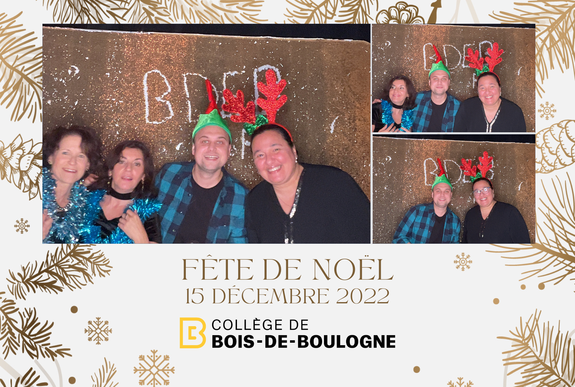 Fête de Noël du College BdeB | View more photos from the event at album.pbooth.red/u/Photobooth-RED/Fête-de-Noël-du-College-BdeB