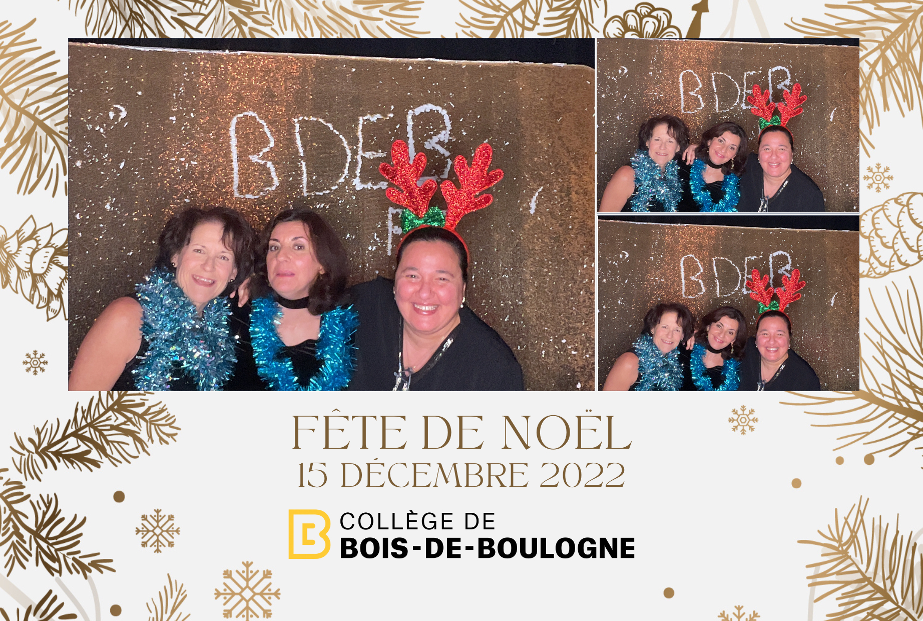 Fête de Noël du College BdeB | View more photos from the event at album.pbooth.red/u/Photobooth-RED/Fête-de-Noël-du-College-BdeB