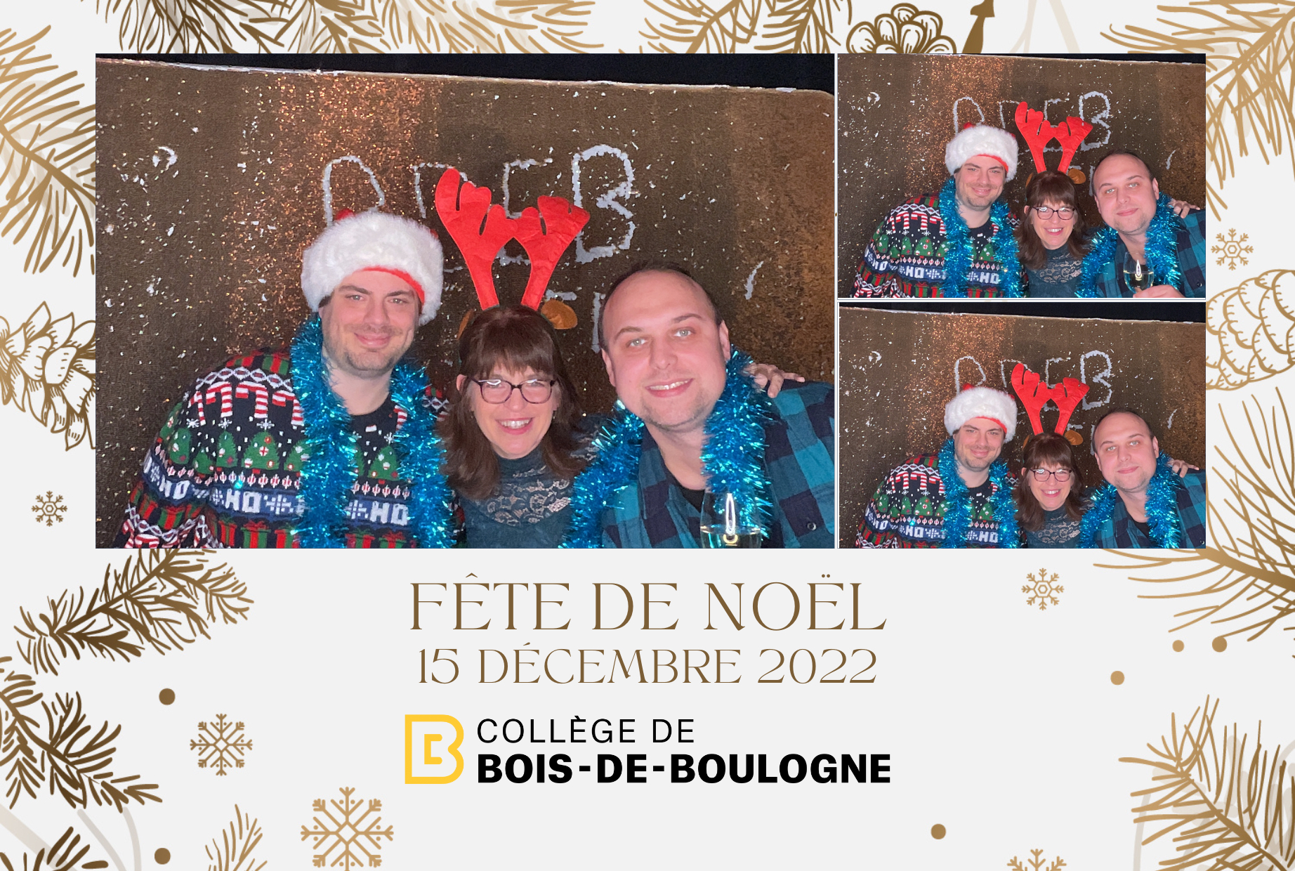 Fête de Noël du College BdeB | View more photos from the event at album.pbooth.red/u/Photobooth-RED/Fête-de-Noël-du-College-BdeB