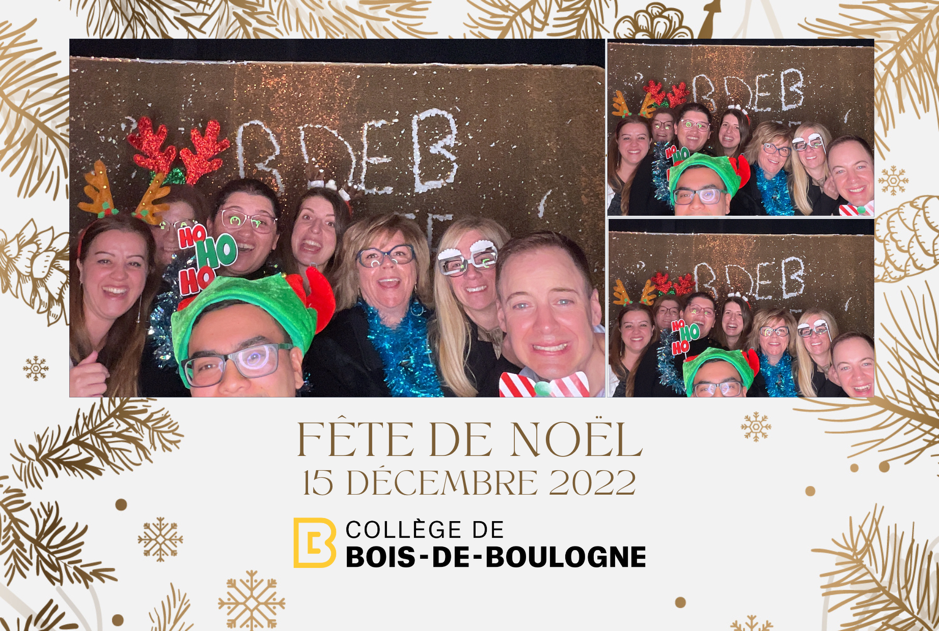 Fête de Noël du College BdeB | View more photos from the event at album.pbooth.red/u/Photobooth-RED/Fête-de-Noël-du-College-BdeB