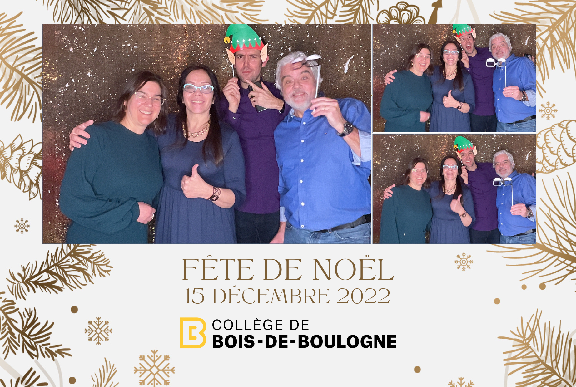 Fête de Noël du College BdeB | View more photos from the event at album.pbooth.red/u/Photobooth-RED/Fête-de-Noël-du-College-BdeB