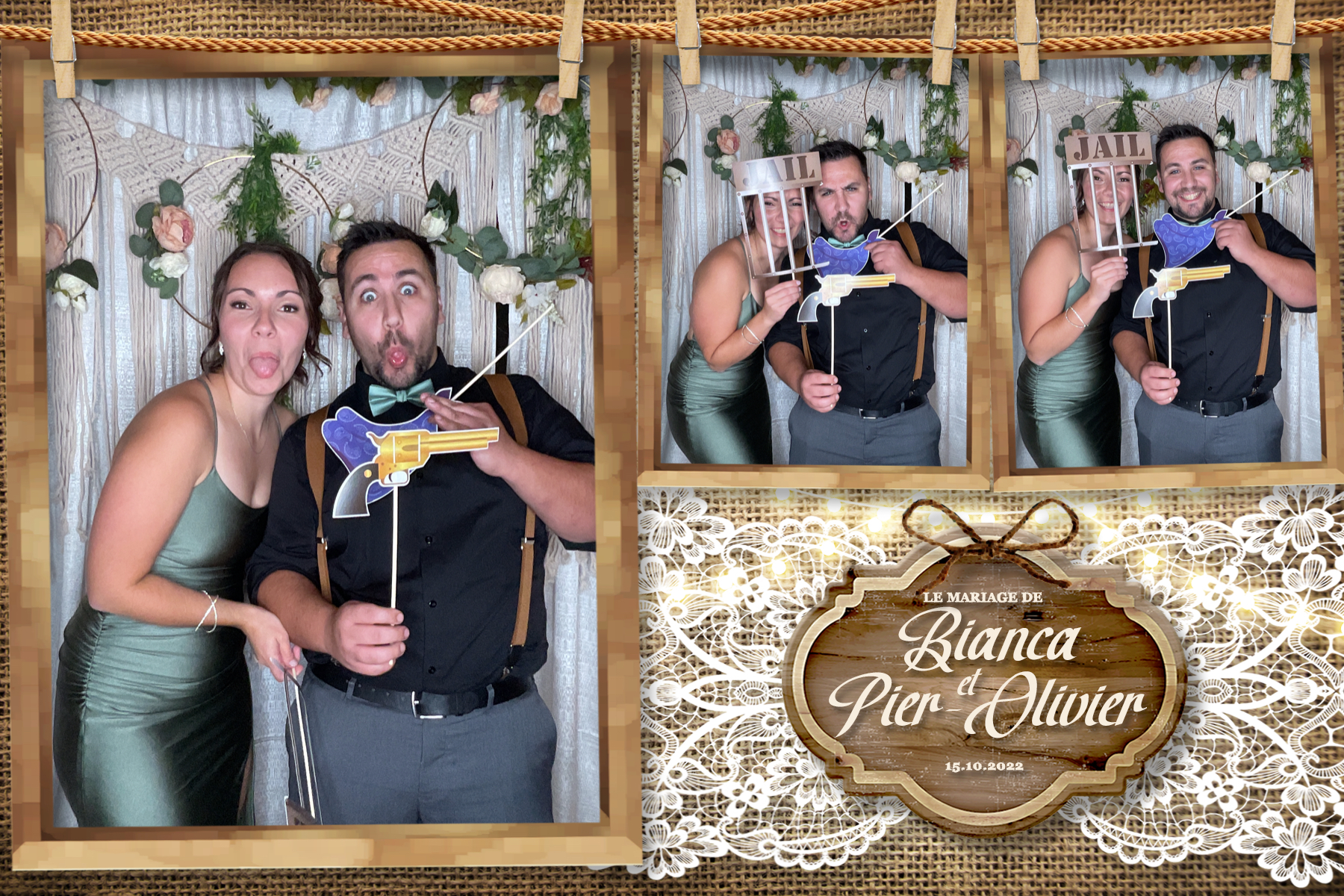 Mariage de Bianca et Pier-Olivier | View more photos from the event at album.pbooth.red/u/Photobooth-RED/Mariage-de-Bianca-et-Pier-Olivier