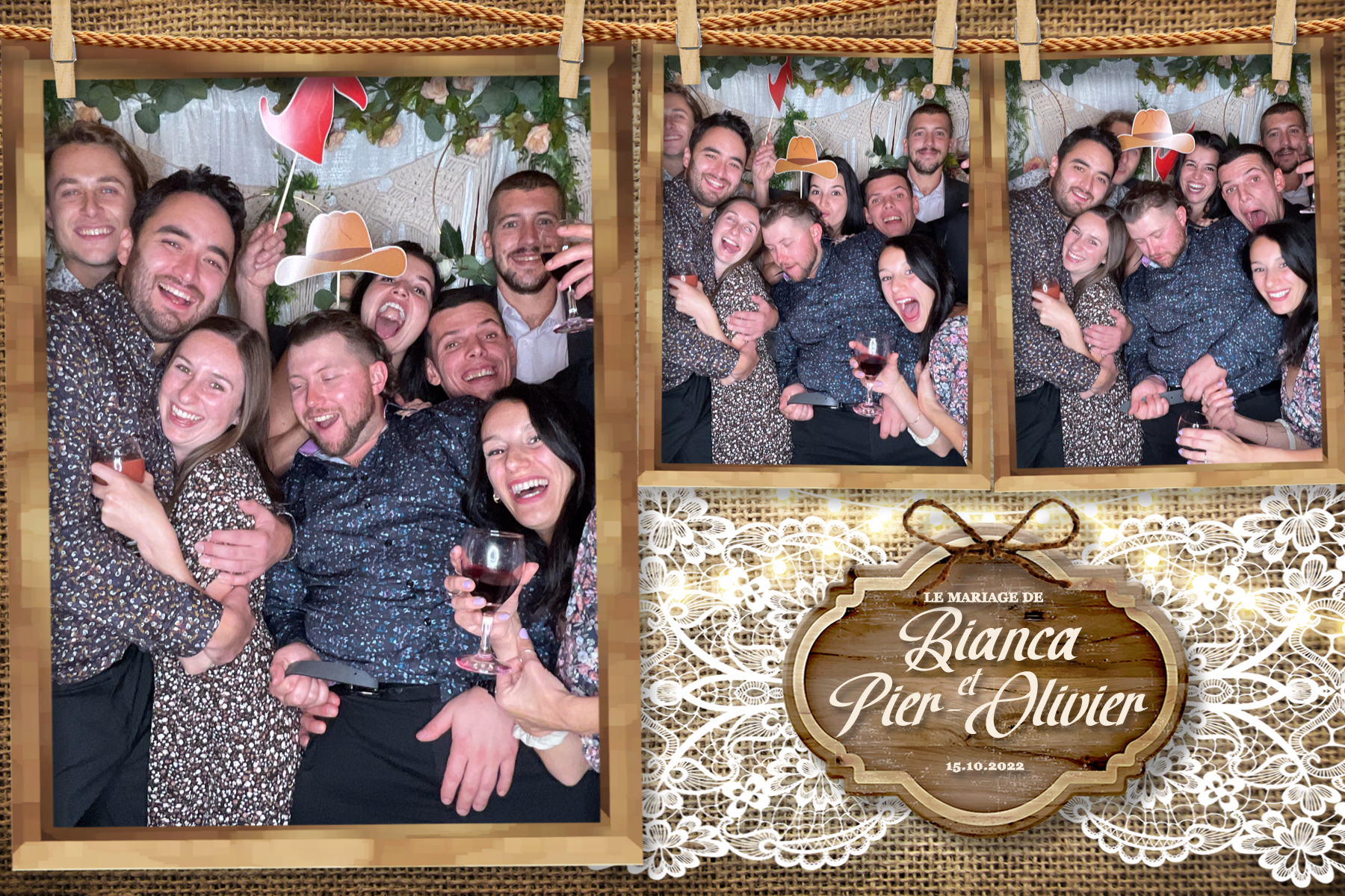 Mariage de Bianca et Pier-Olivier | View more photos from the event at album.pbooth.red/u/Photobooth-RED/Mariage-de-Bianca-et-Pier-Olivier