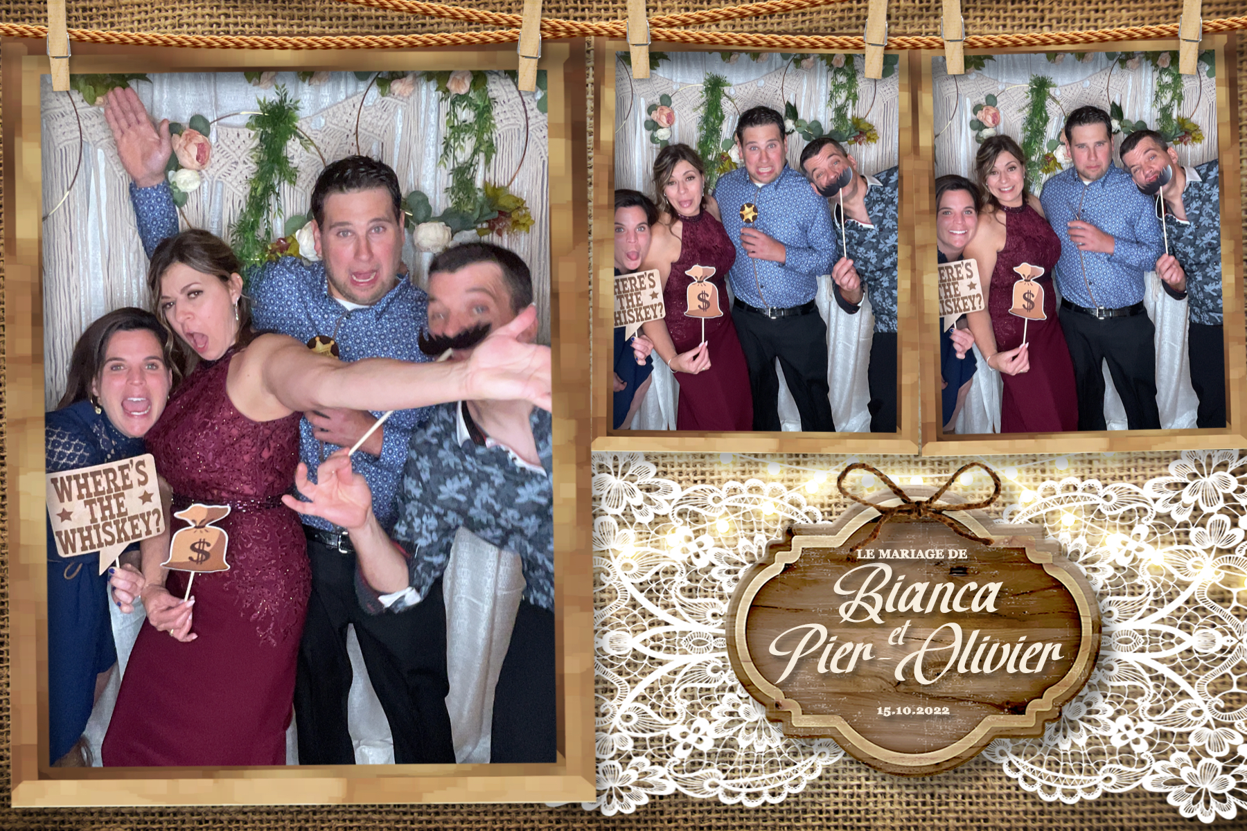 Mariage de Bianca et Pier-Olivier | View more photos from the event at album.pbooth.red/u/Photobooth-RED/Mariage-de-Bianca-et-Pier-Olivier