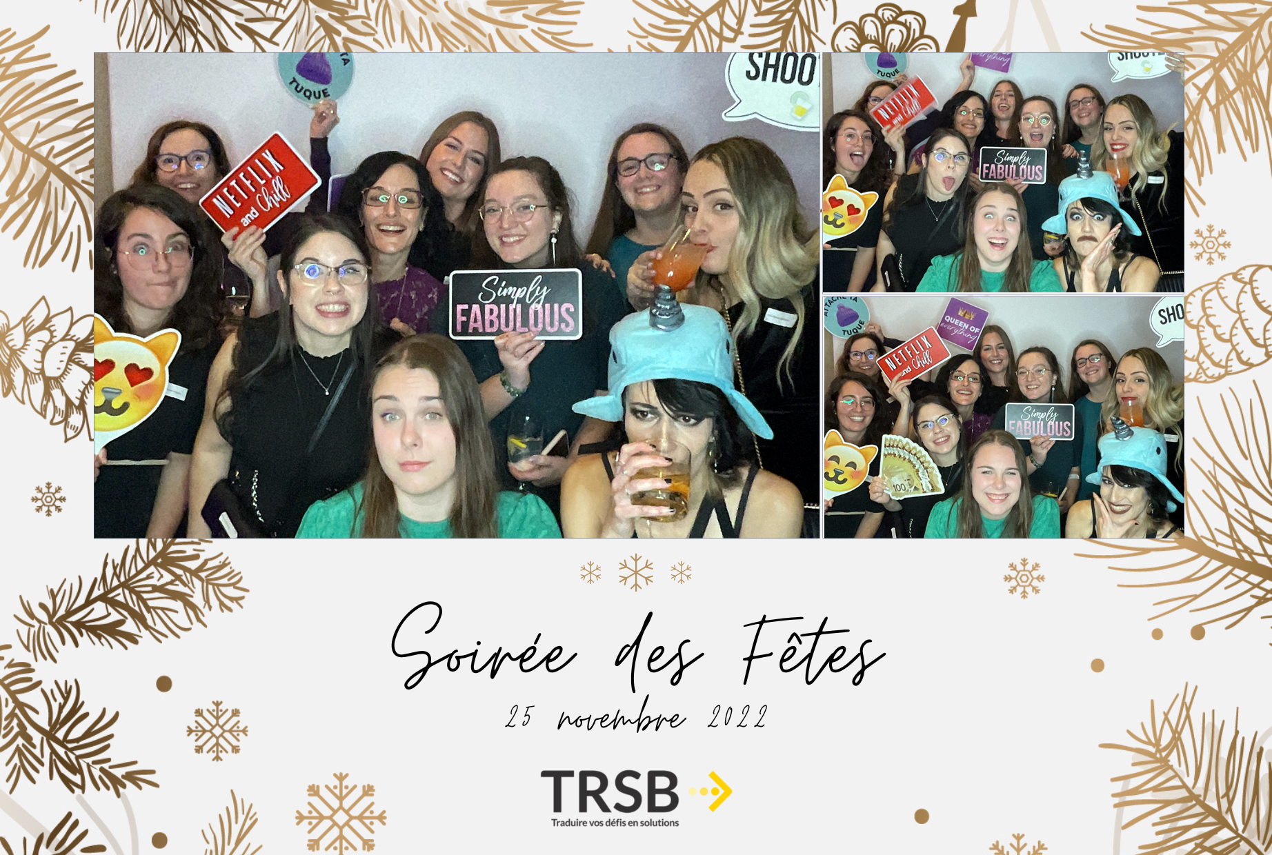 Party de Noël de Traductions Serge Bélair | View more photos from the event at album.pbooth.red/u/Photobooth-RED/Party-de-Noël-de-Traductions-Serge-Bélair