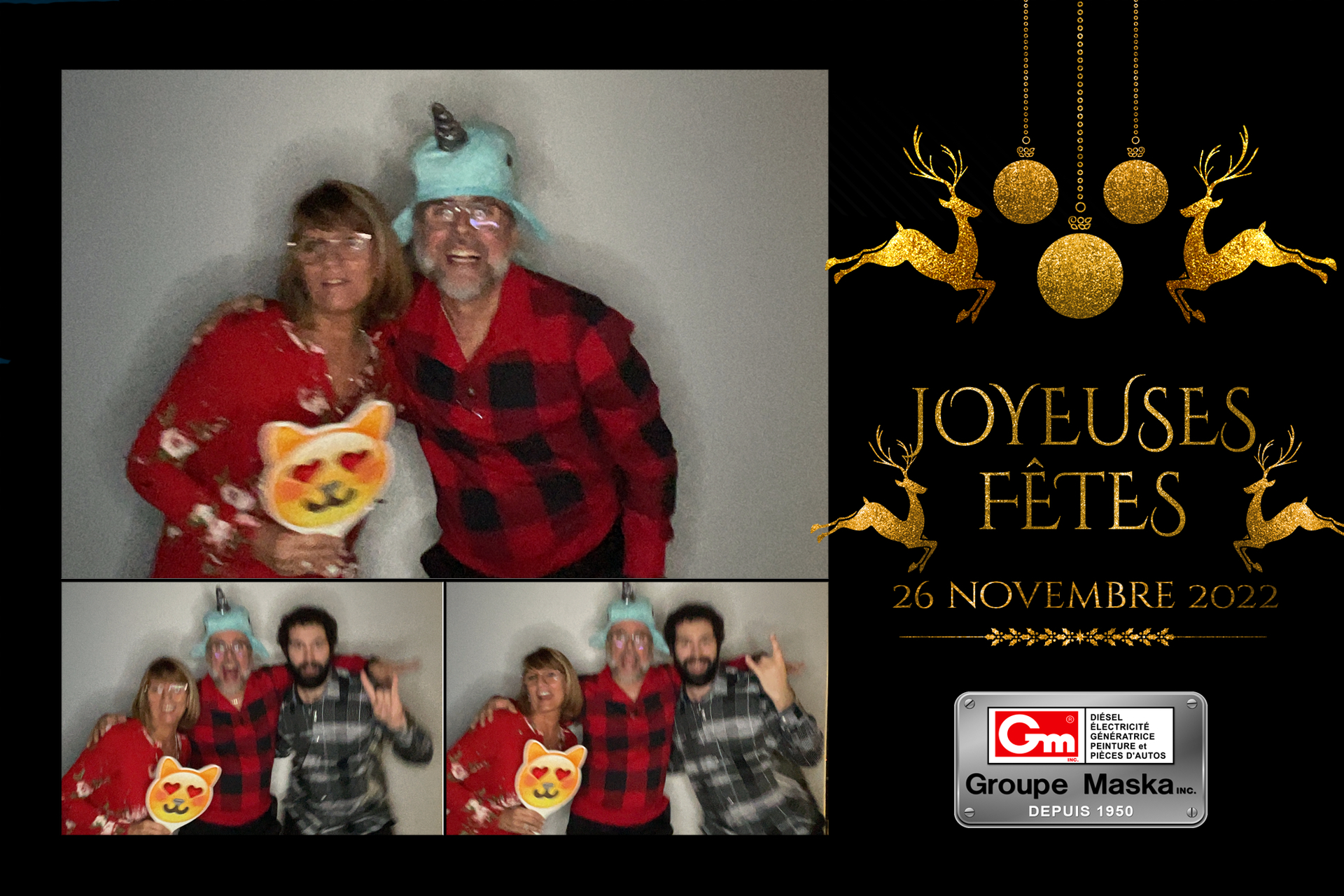 Party de Noël du Groupe Maska | View more photos from the event at album.pbooth.red/u/Photobooth-RED/Party-de-Noël-du-Groupe-Maska