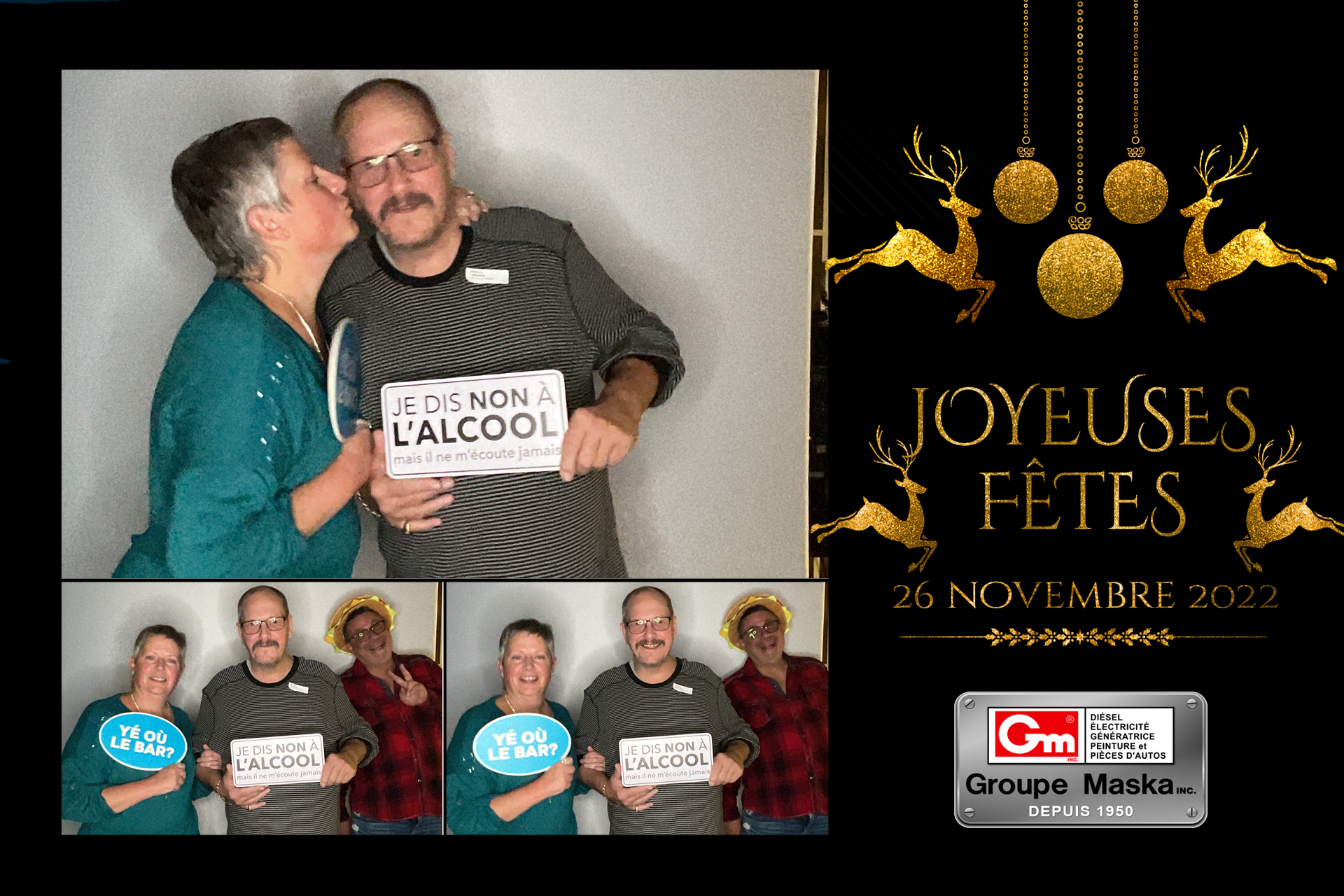 Party de Noël du Groupe Maska | View more photos from the event at album.pbooth.red/u/Photobooth-RED/Party-de-Noël-du-Groupe-Maska