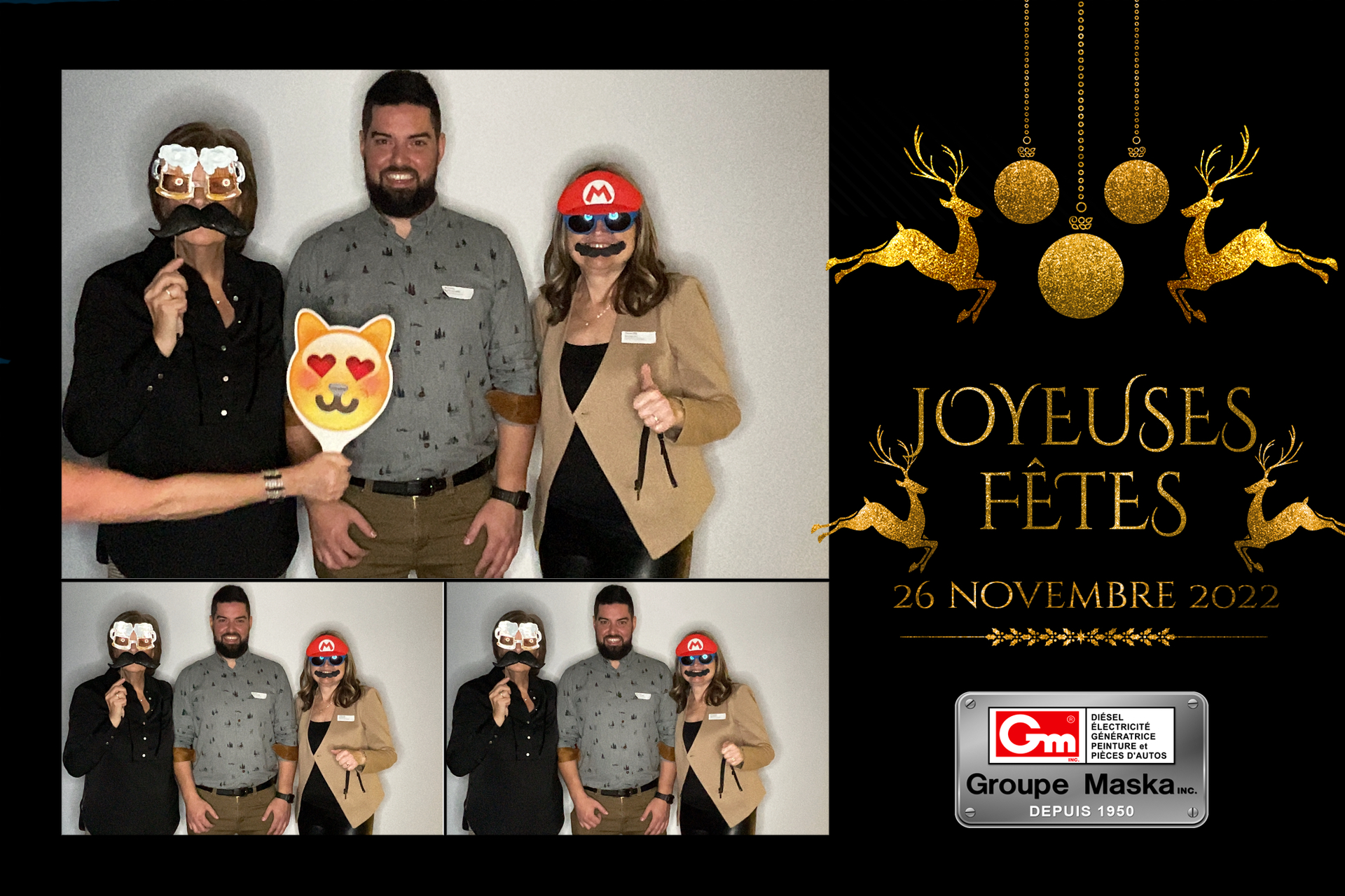 Party de Noël du Groupe Maska | View more photos from the event at album.pbooth.red/u/Photobooth-RED/Party-de-Noël-du-Groupe-Maska