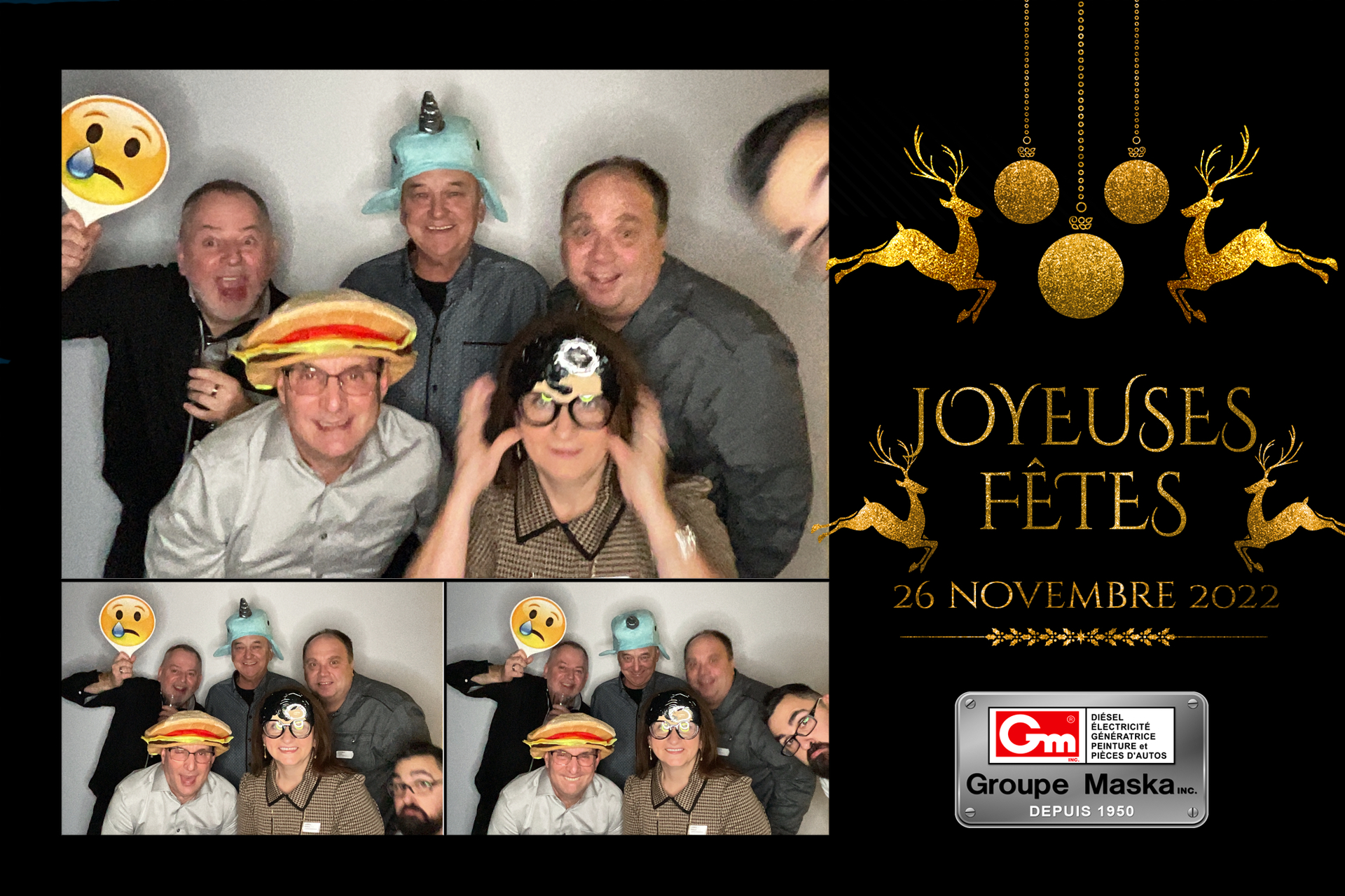 Party de Noël du Groupe Maska | View more photos from the event at album.pbooth.red/u/Photobooth-RED/Party-de-Noël-du-Groupe-Maska