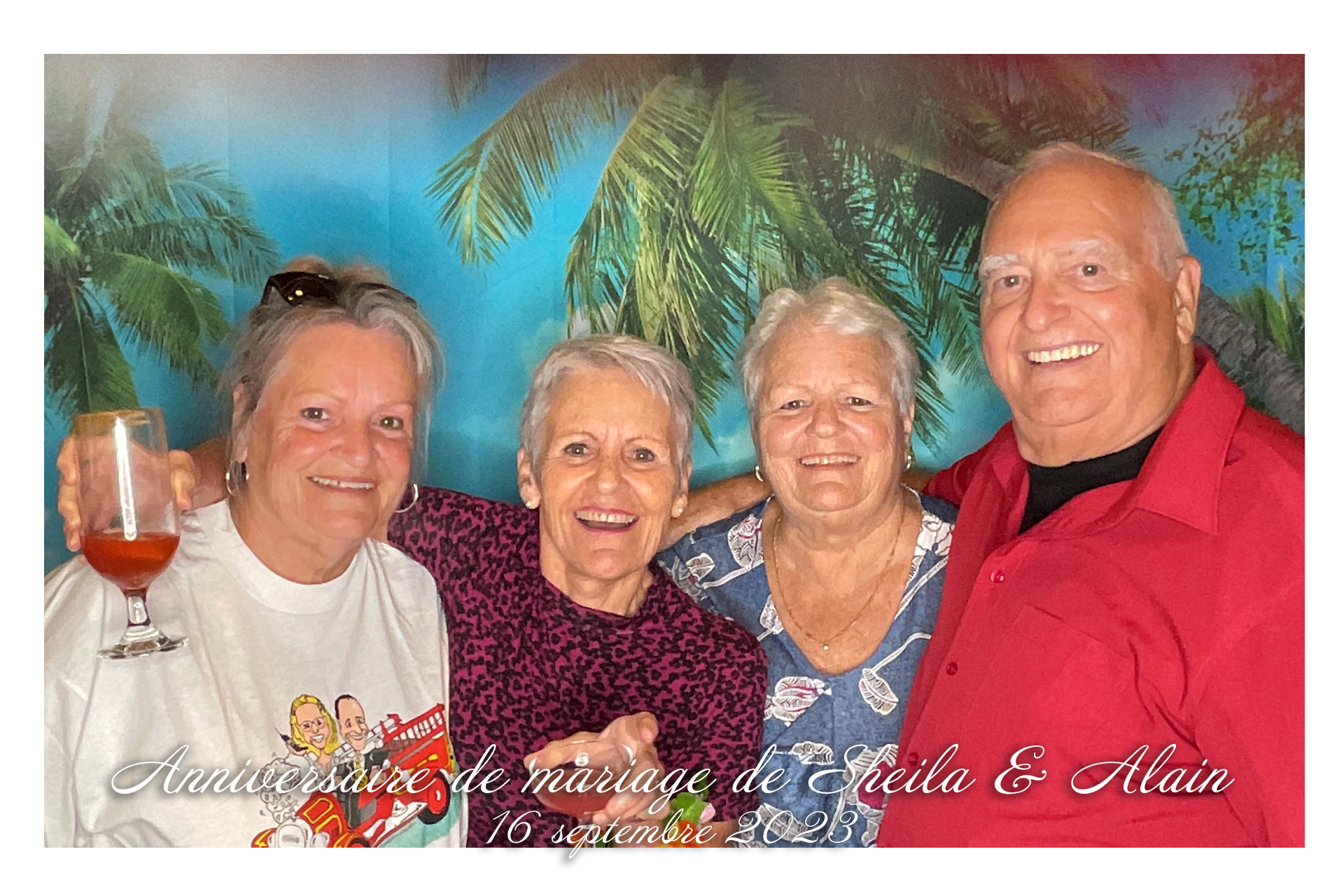 Anniversaire de mariage de Sheila et Alain | View more photos from the event at album.pbooth.red/u/Photobooth-RED/Anniversaire-de-mariage-de-Sheila-et-Alain