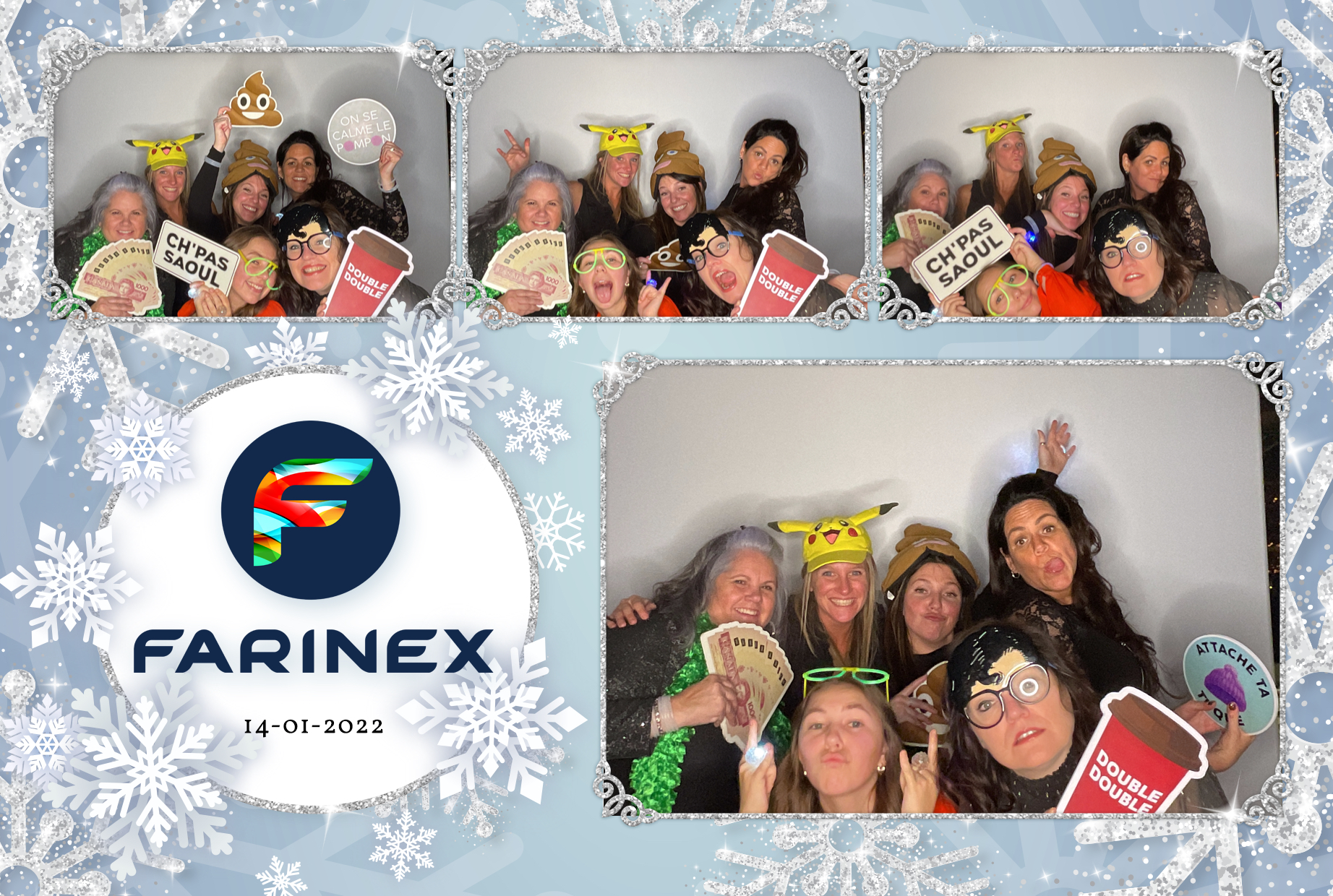 Party de Noël de Farinex | View more photos from the event at album.pbooth.red/u/Photobooth-RED/Party-de-Noël-de-Farinex