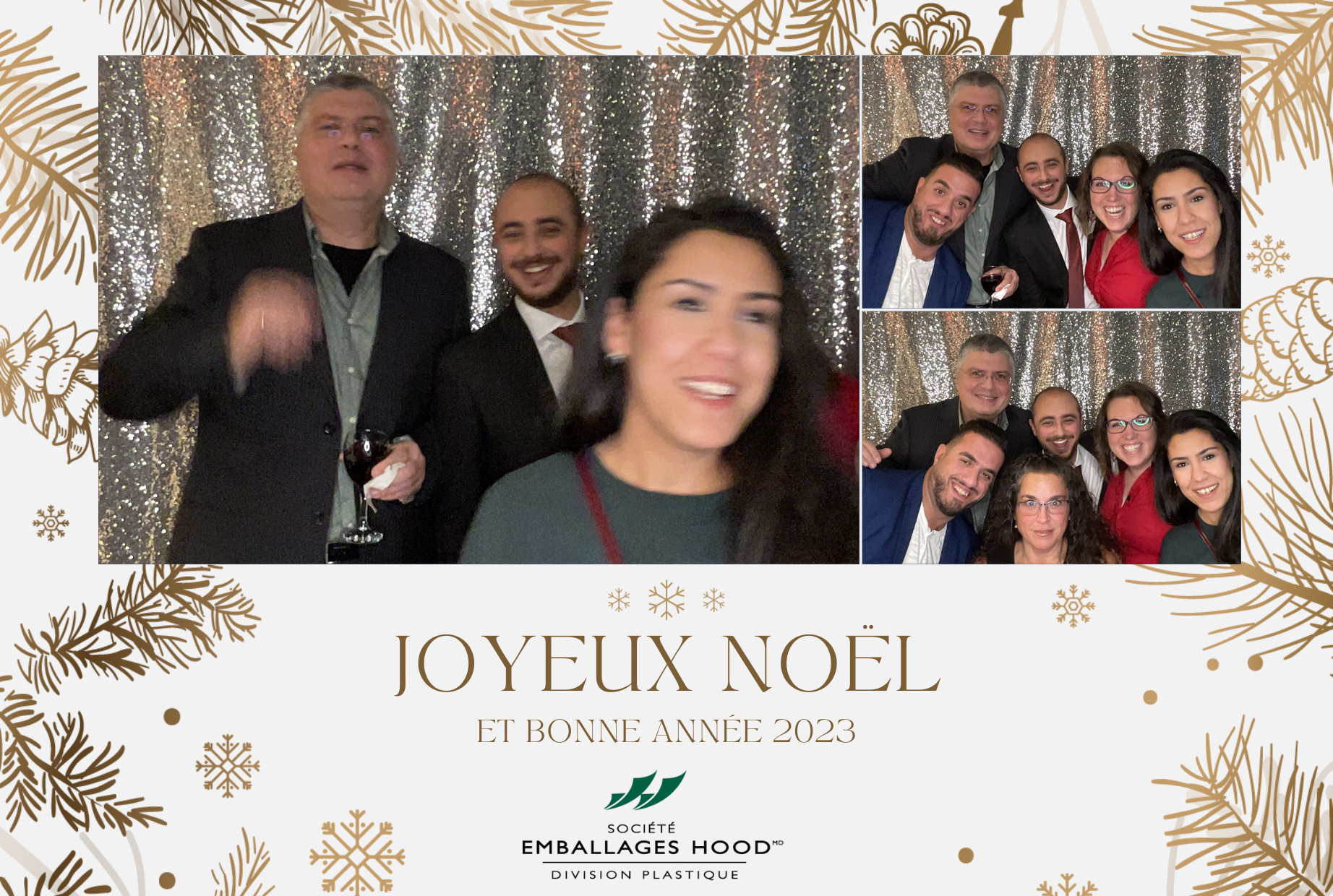 Party de Noël de Hood Packaging | View more photos from the event at album.pbooth.red/u/Photobooth-RED/Party-de-Noël-de-Hood-Packaging