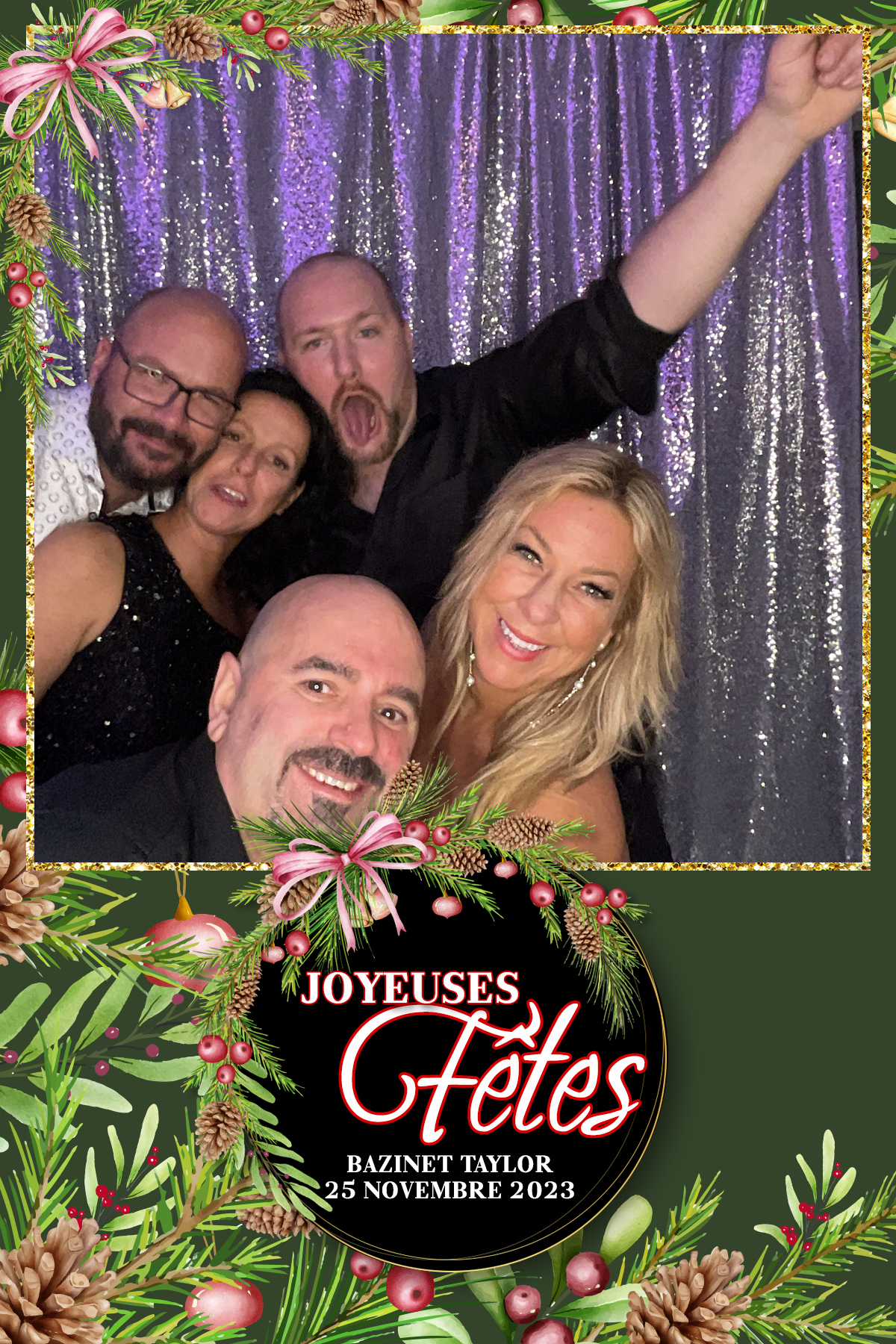 Party des Fêtes Bazinet Taylor 2023 | View more photos from the event at album.pbooth.red/u/Photobooth-RED/Party-des-Fêtes-Bazinet-Taylor-2023