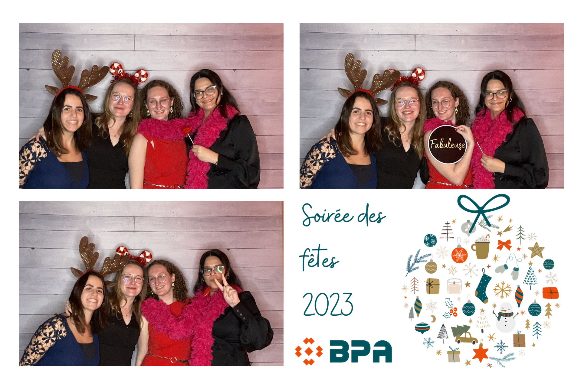 Soirée des fêtes BPA 2023 | View more photos from the event at album.pbooth.red/u/Photobooth-RED/Soirée-des-fêtes-BPA-2023