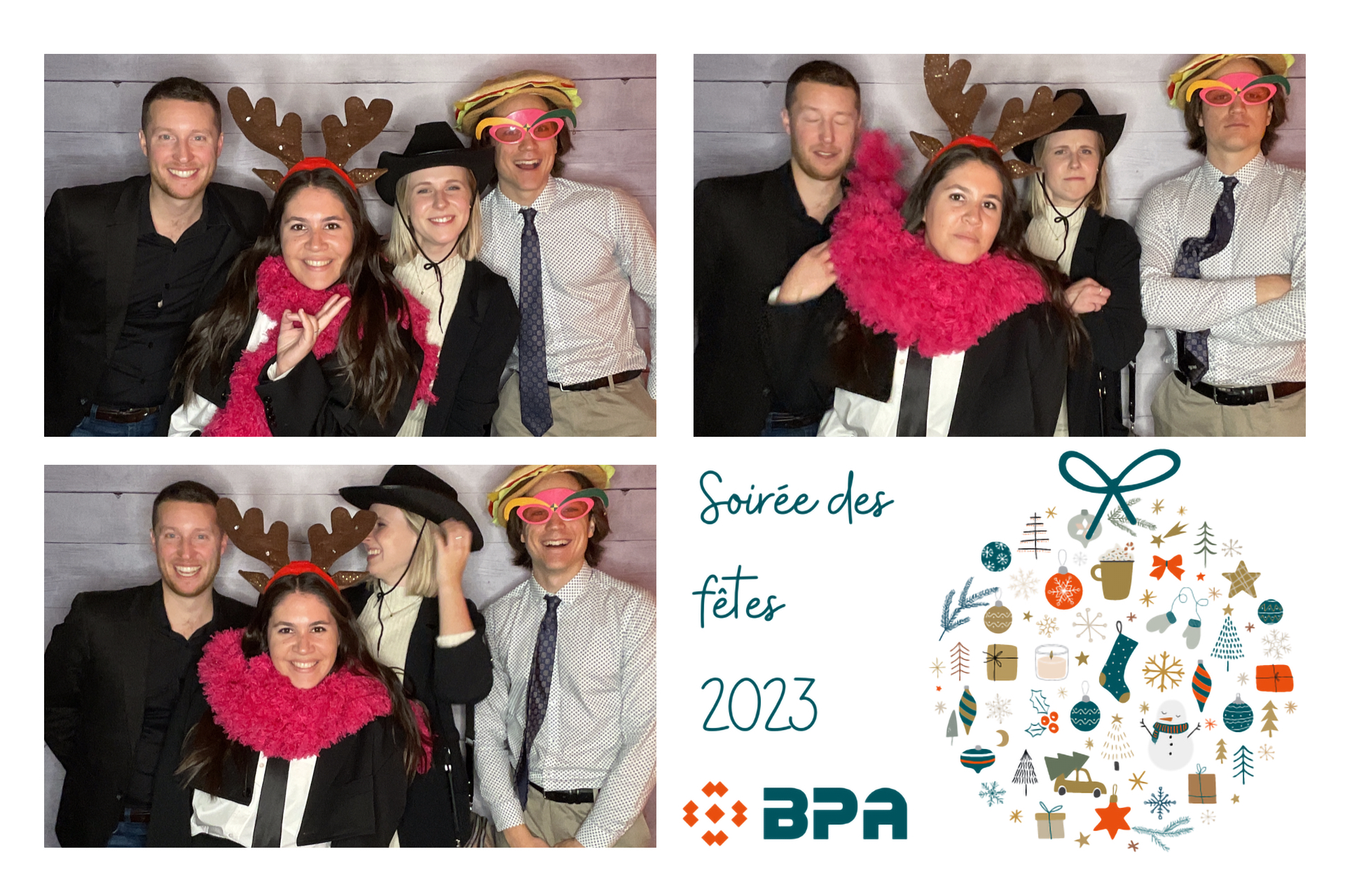 Soirée des fêtes BPA 2023 | View more photos from the event at album.pbooth.red/u/Photobooth-RED/Soirée-des-fêtes-BPA-2023