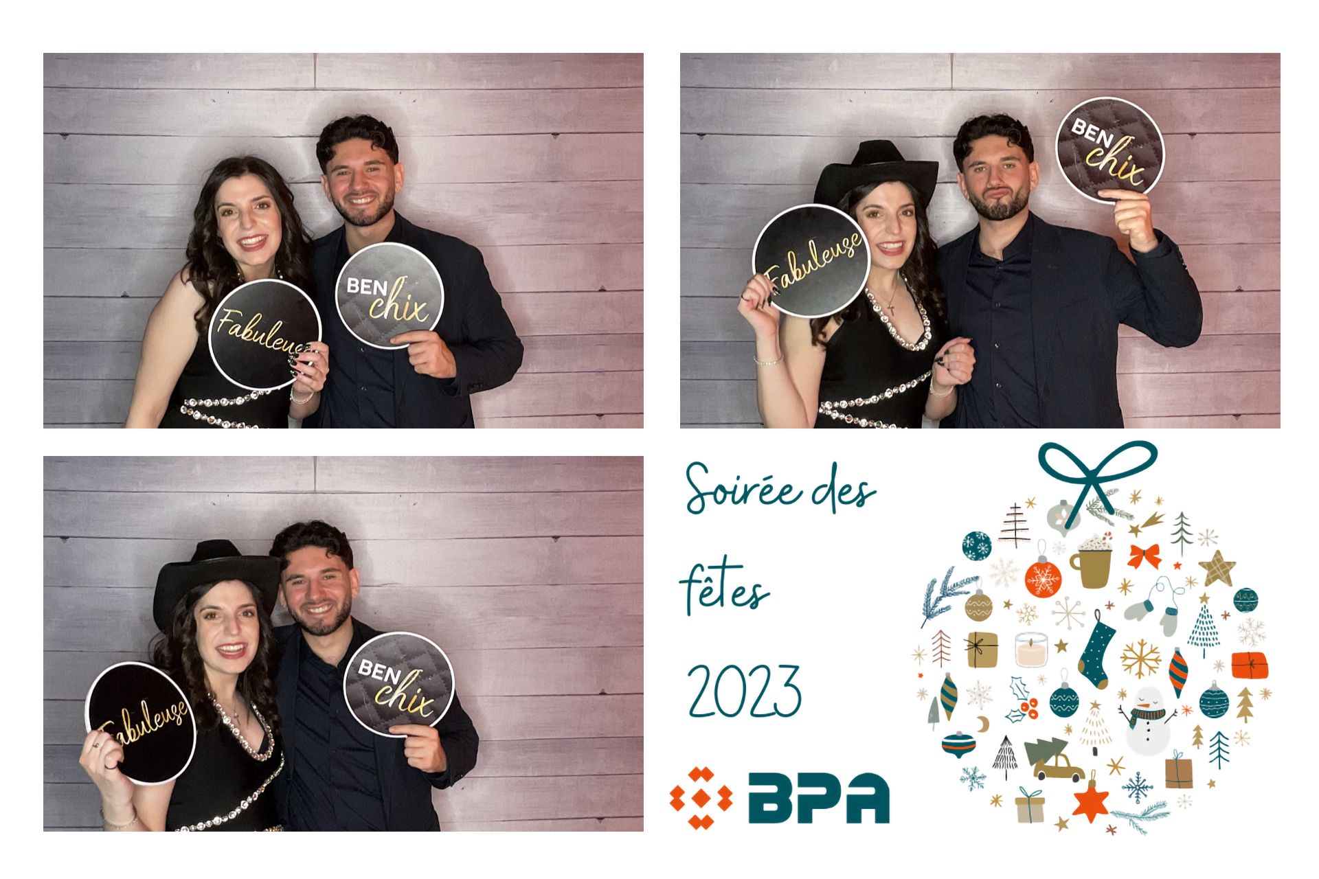 Soirée des fêtes BPA 2023 | View more photos from the event at album.pbooth.red/u/Photobooth-RED/Soirée-des-fêtes-BPA-2023