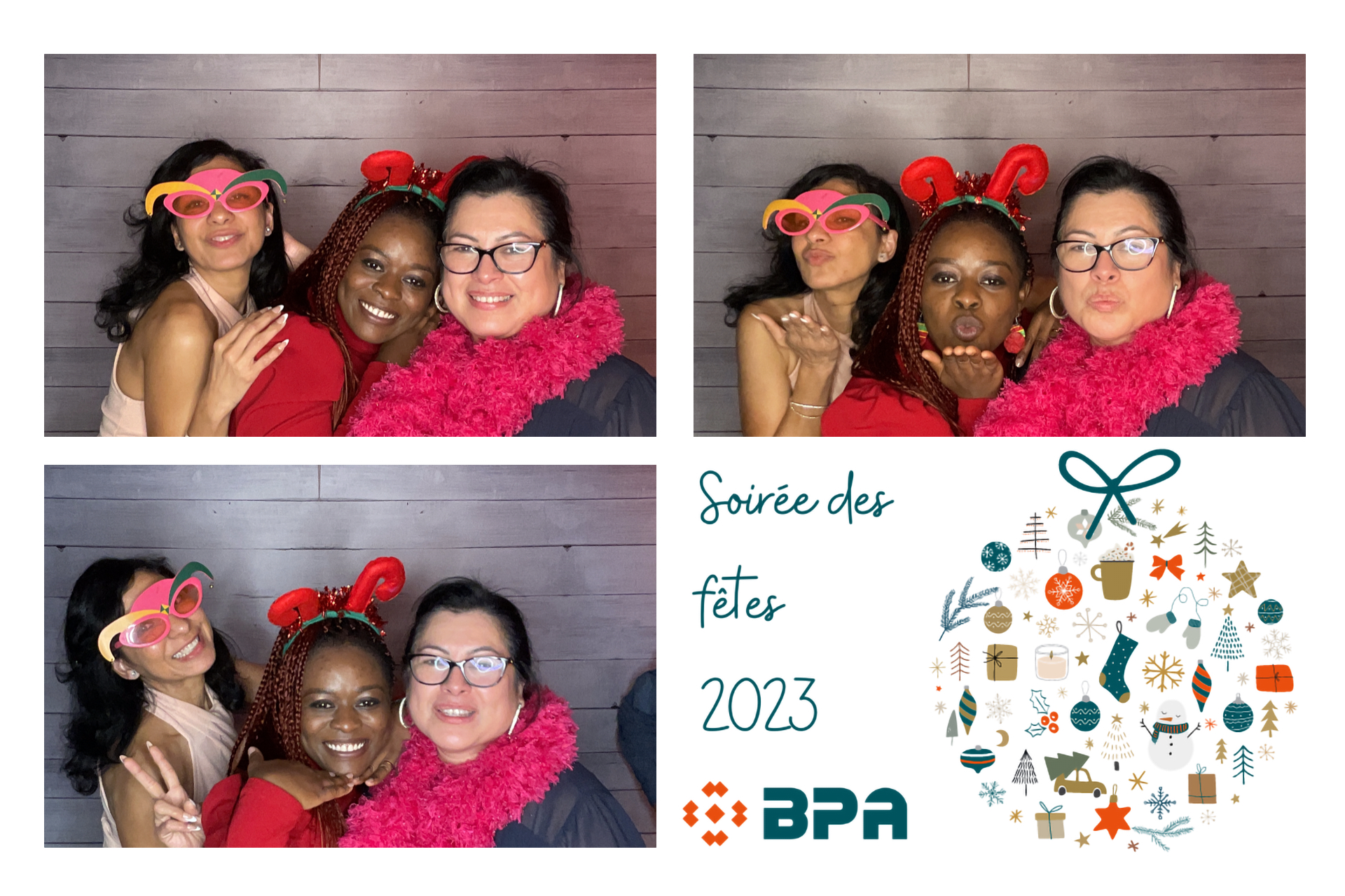 Soirée des fêtes BPA 2023 | View more photos from the event at album.pbooth.red/u/Photobooth-RED/Soirée-des-fêtes-BPA-2023