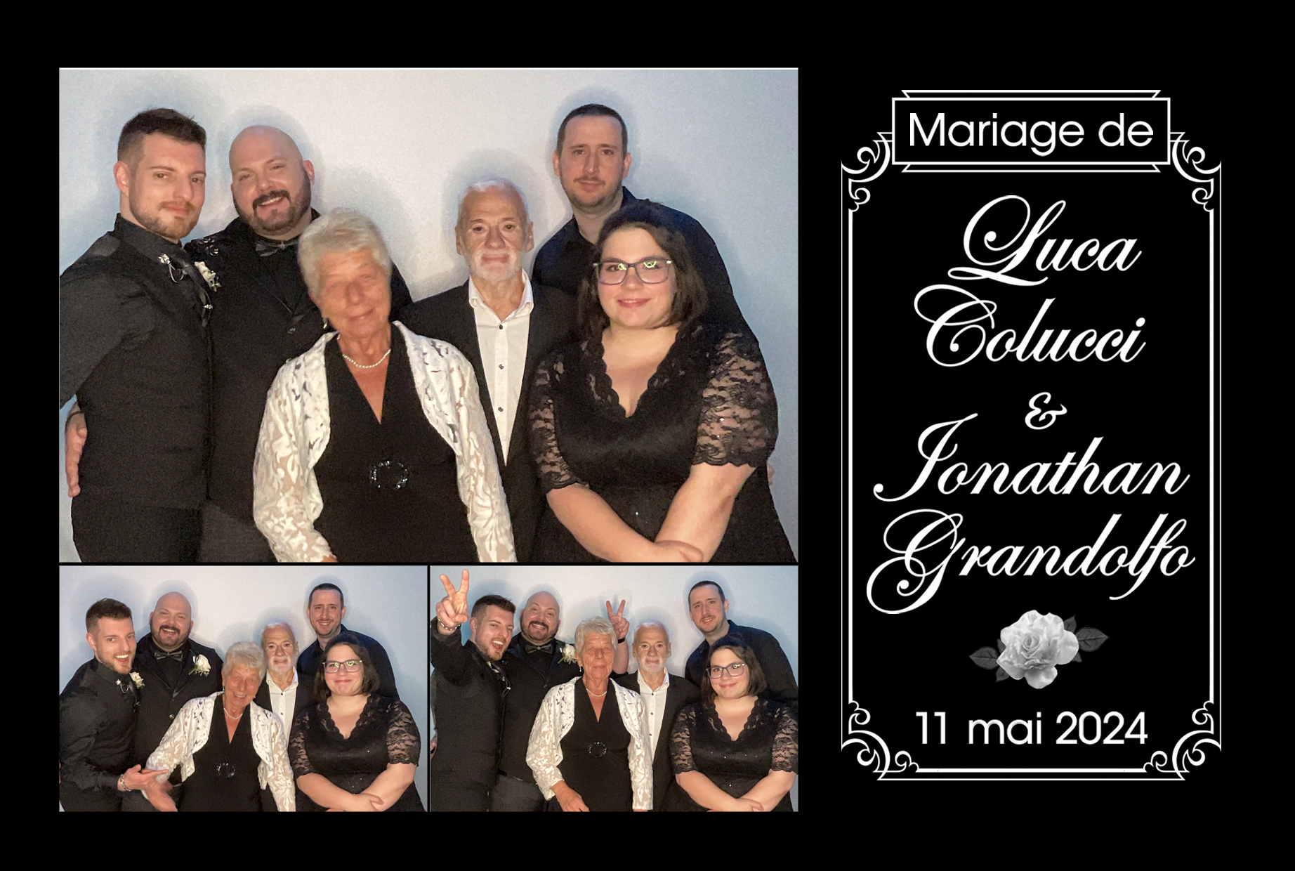 Mariage de Jonathan Grandolfo et Luca Colucci | View more photos from the event at album.pbooth.red/u/Photobooth-RED/Mariage-de-Jonathan-Grandolfo-et-Luca-Colucci