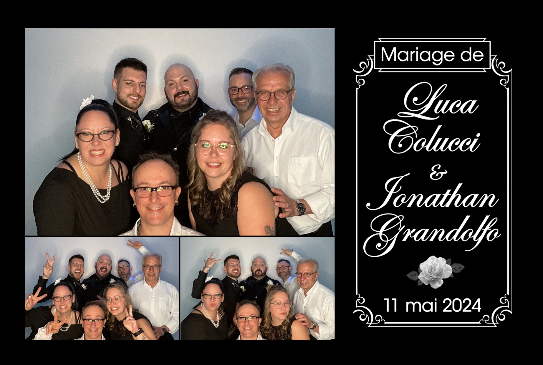 Mariage de Jonathan Grandolfo et Luca Colucci | View more photos from the event at album.pbooth.red/u/Photobooth-RED/Mariage-de-Jonathan-Grandolfo-et-Luca-Colucci
