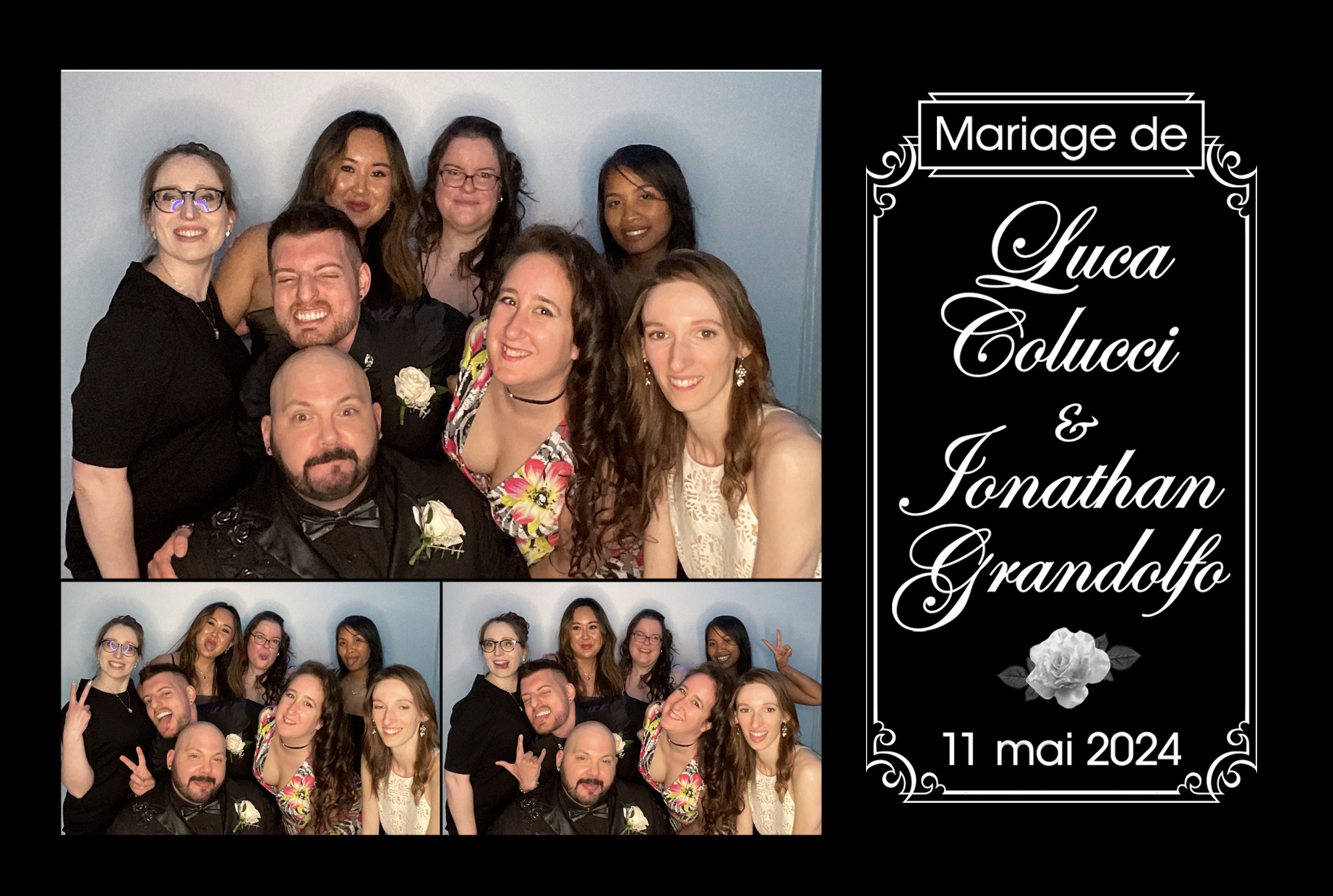 Mariage de Jonathan Grandolfo et Luca Colucci | View more photos from the event at album.pbooth.red/u/Photobooth-RED/Mariage-de-Jonathan-Grandolfo-et-Luca-Colucci