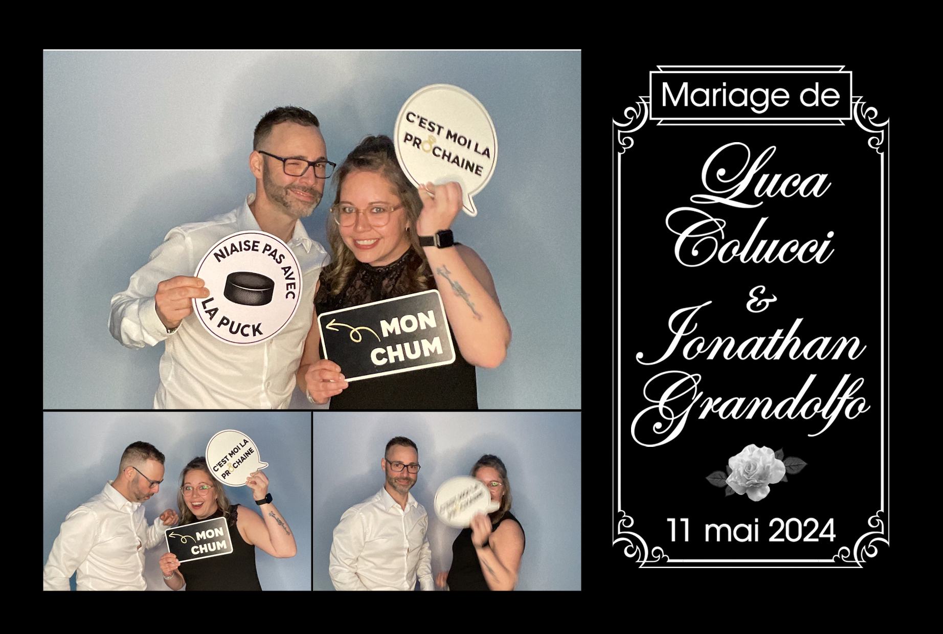 Mariage de Jonathan Grandolfo et Luca Colucci | View more photos from the event at album.pbooth.red/u/Photobooth-RED/Mariage-de-Jonathan-Grandolfo-et-Luca-Colucci