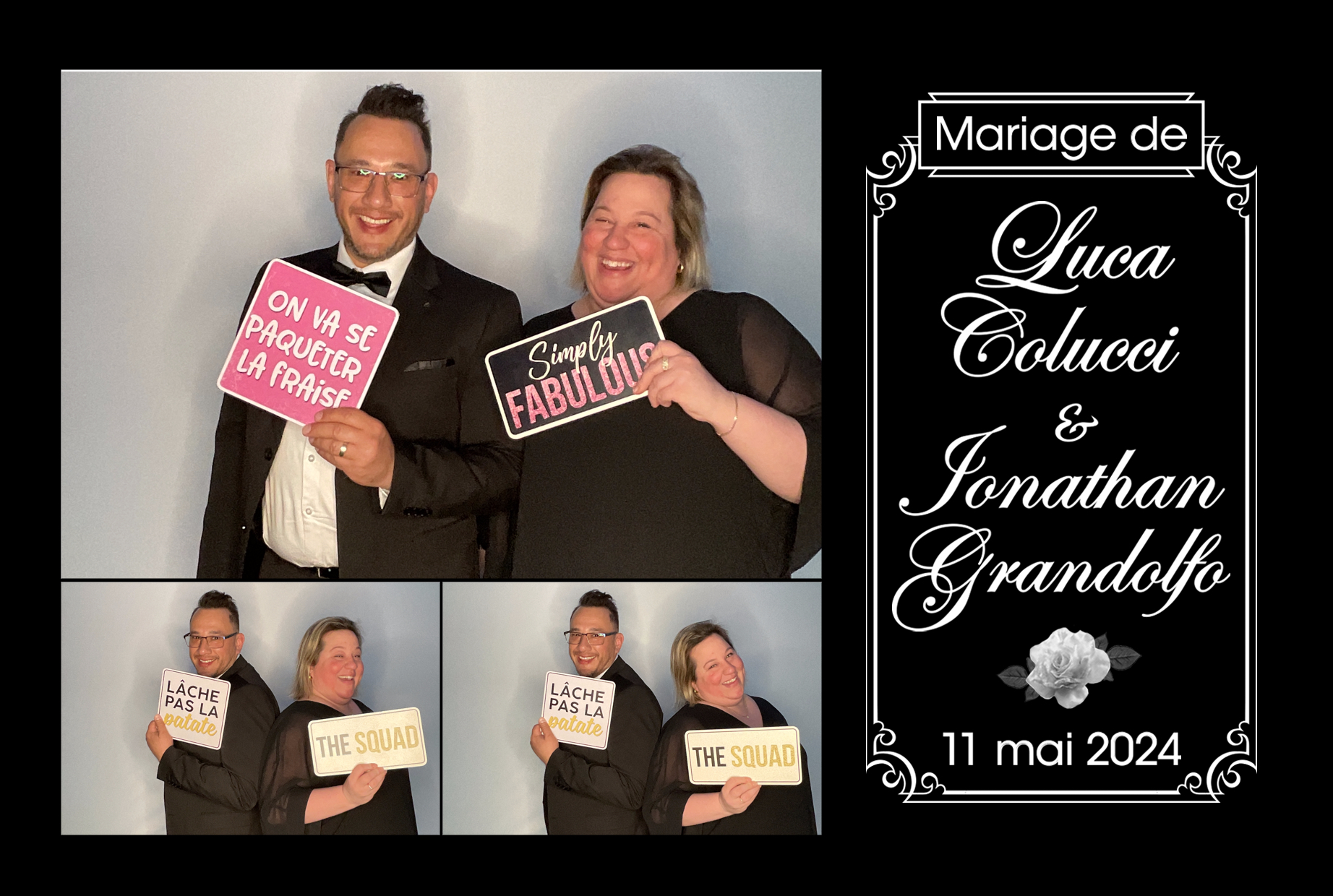 Mariage de Jonathan Grandolfo et Luca Colucci | View more photos from the event at album.pbooth.red/u/Photobooth-RED/Mariage-de-Jonathan-Grandolfo-et-Luca-Colucci
