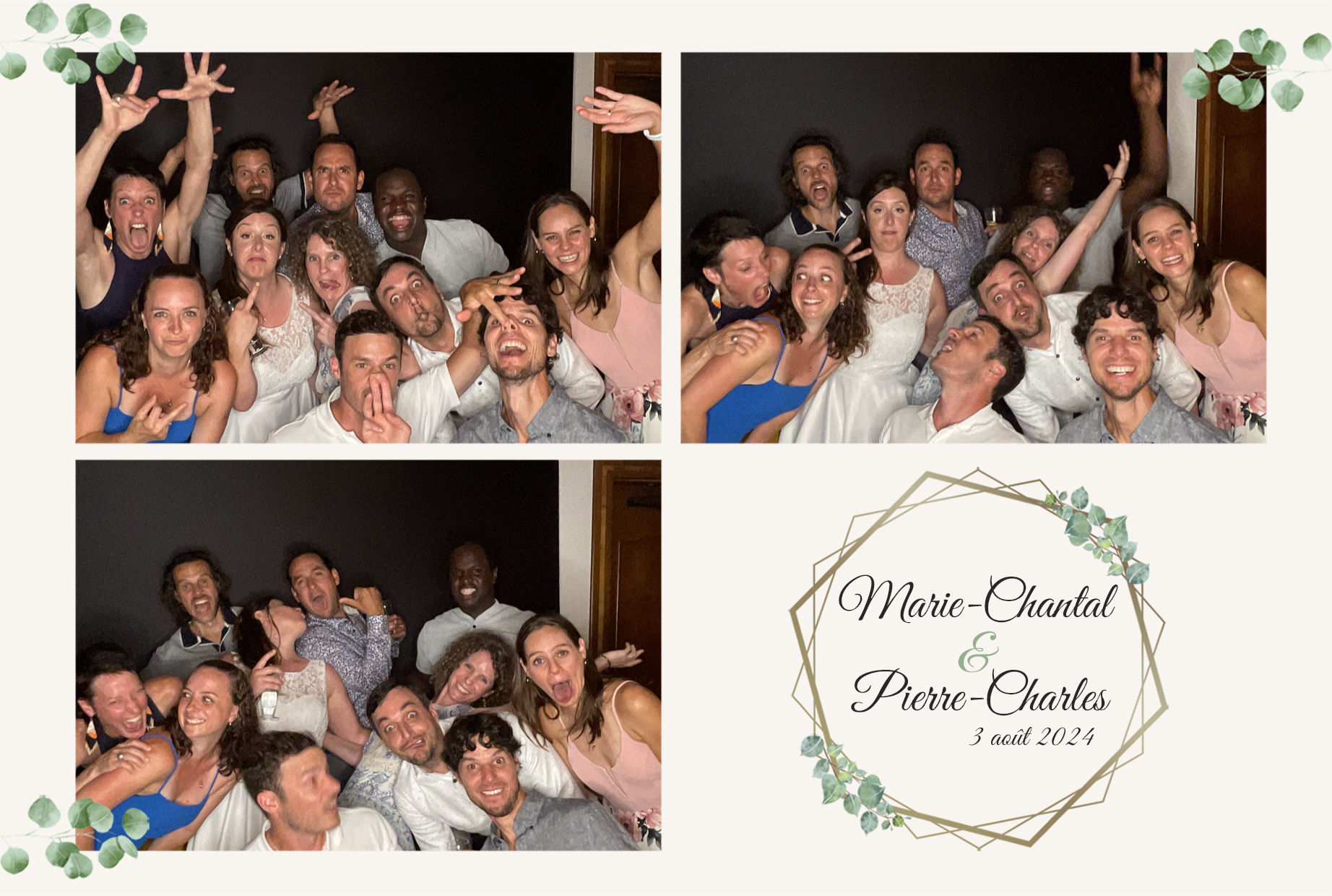 Mariage de Marie-Chantal et Pierre-Charles | View more photos from the event at album.pbooth.red/u/Photobooth-RED/Mariage-de-Marie-Chantal-et-Pierre-Charles