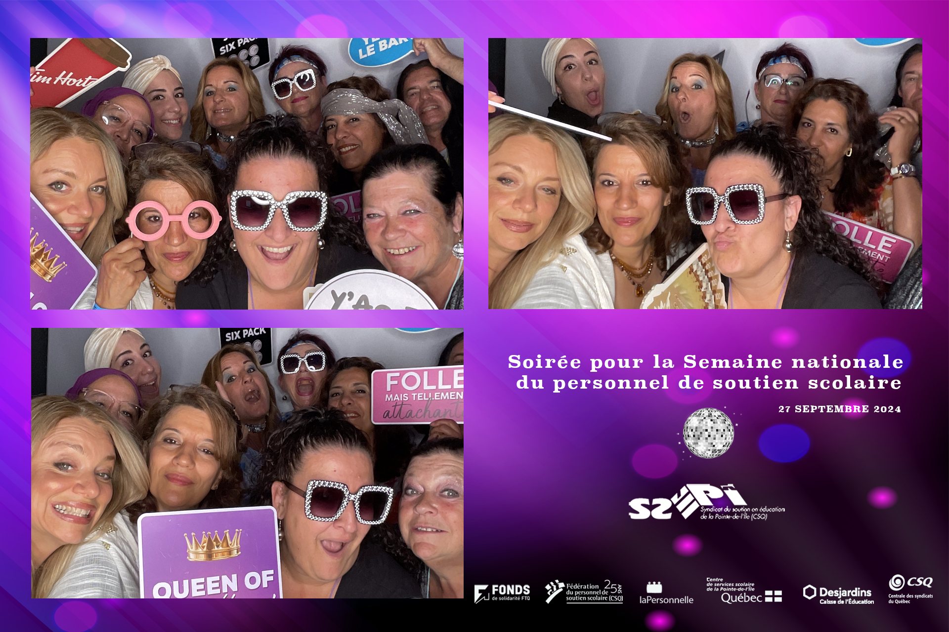  Syndicat du personnel soutient pointe de l'île  | View more photos from the event at album.pbooth.red/u/Photobooth-RED/Syndicat-du-personnel-soutient-pointe-de-lîle