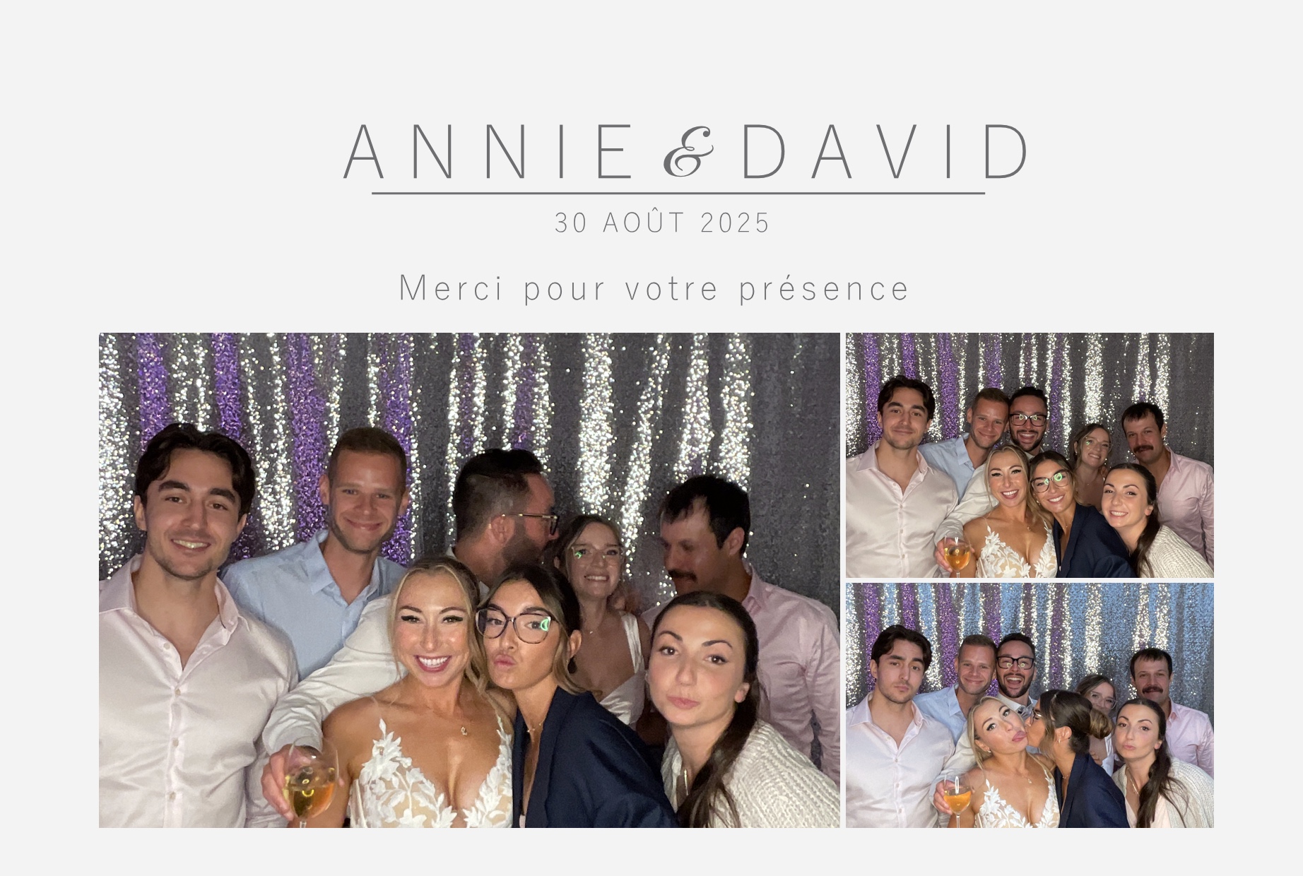 Mariage de Annie & David  | View more photos from the event at album.pbooth.red/u/Photobooth-RED/Mariage-de-Annie-David
