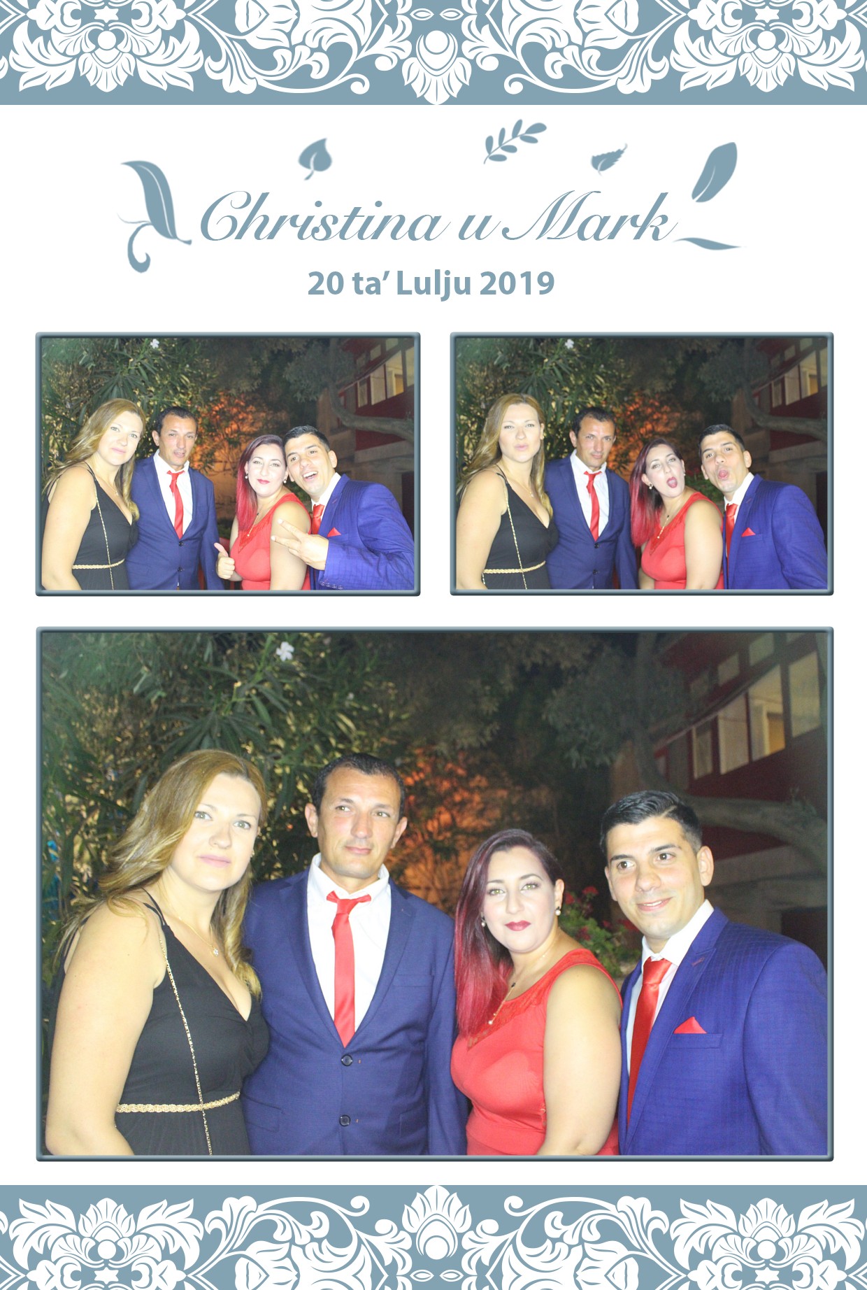 Christina and Mark's Wedding | View more photos from the event at gallery.photomakerphotobooth.com.mt/u/PhotomakerMalta/Christina-and-Marks-Wedding